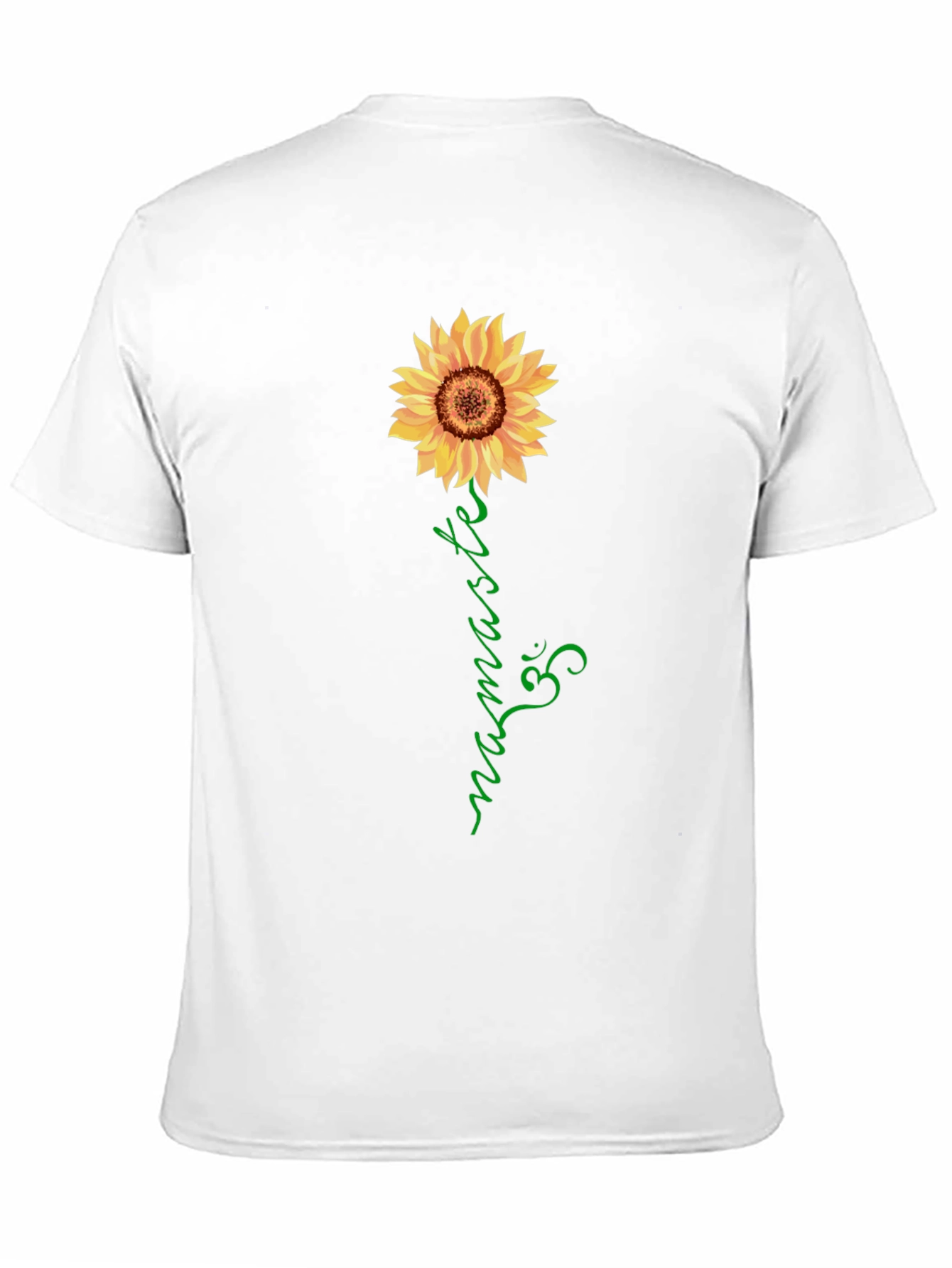 Sunflower Namaste Graphic Tee - Black