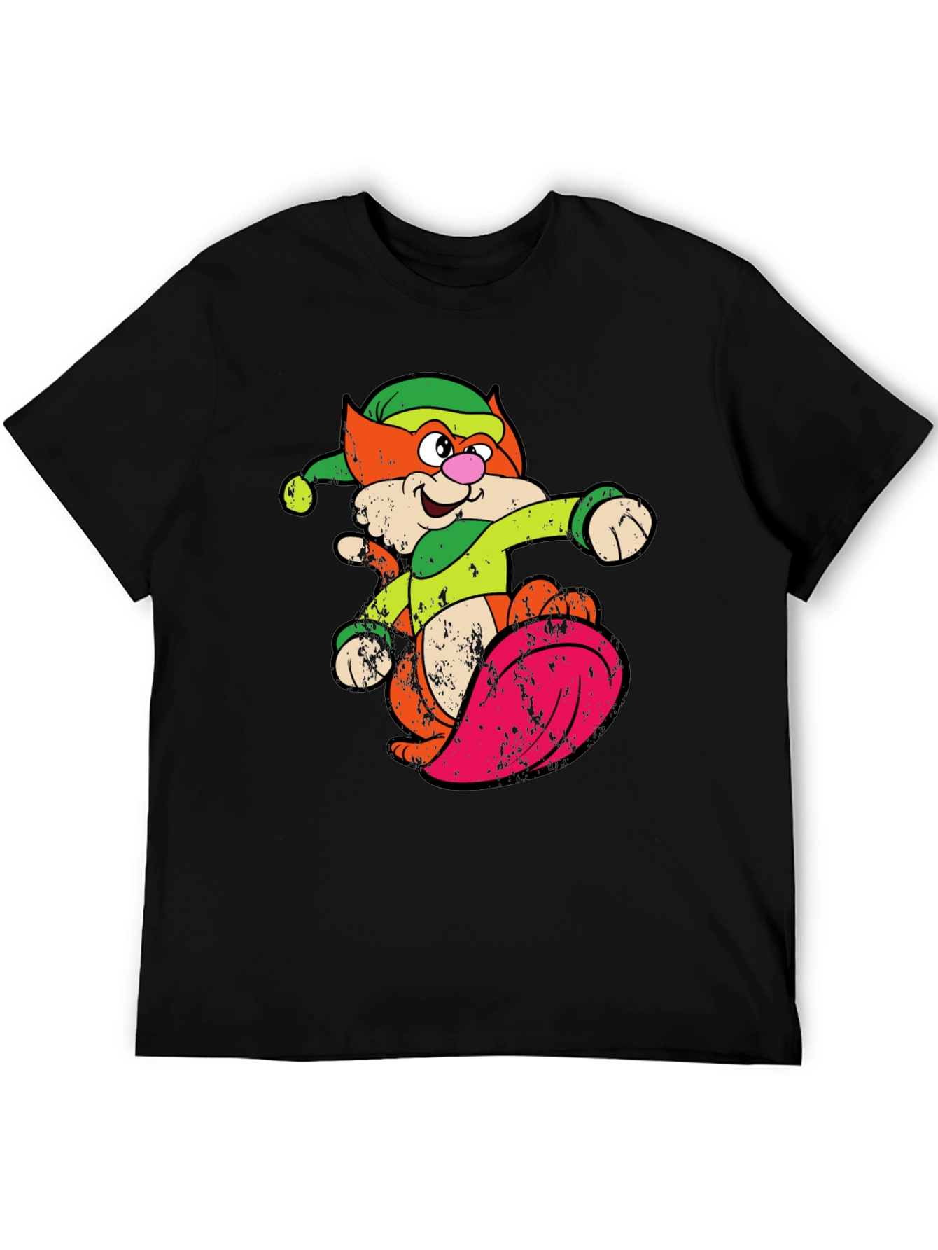 Retro Cartoon Cat T-Shirt