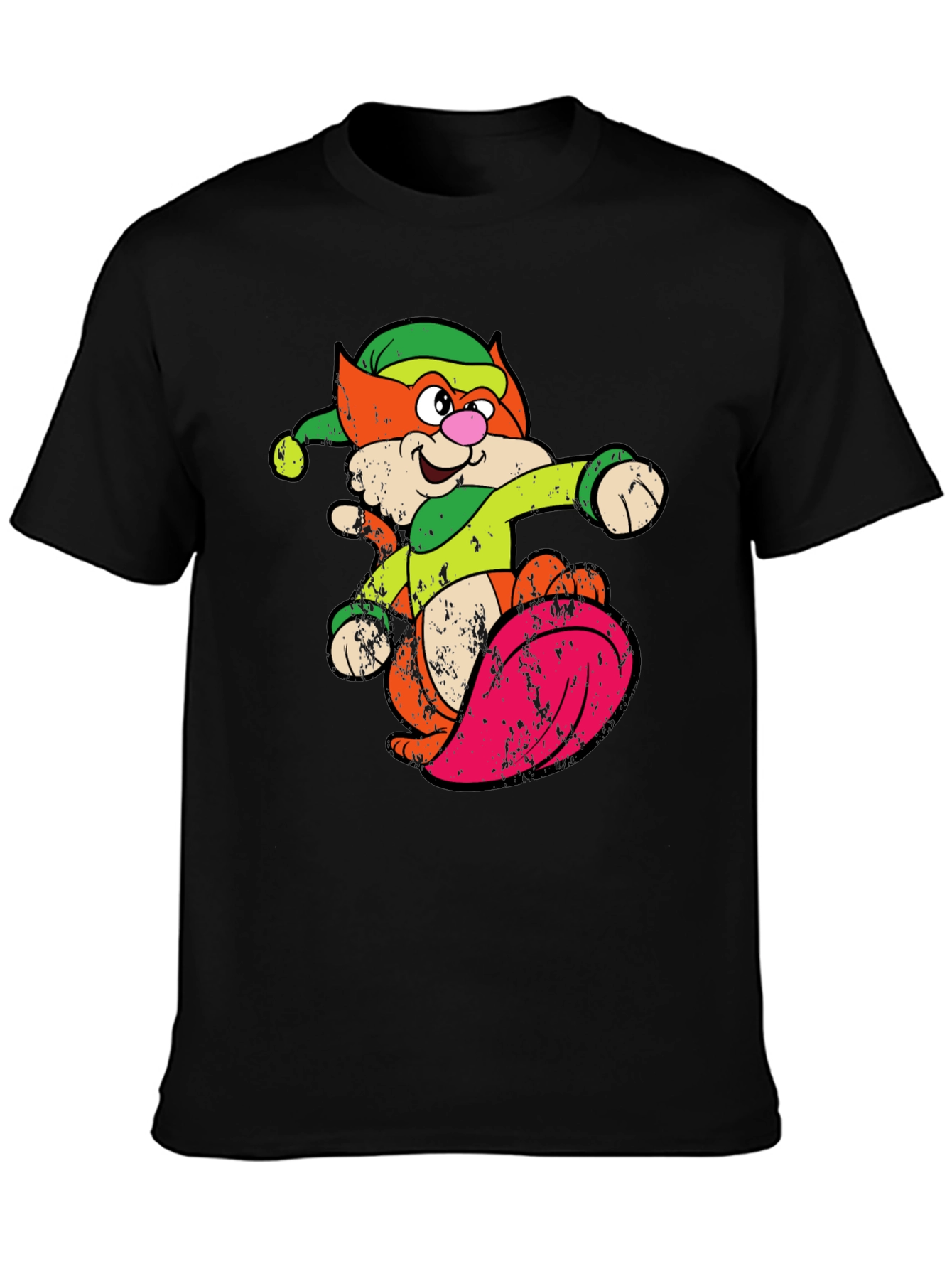 Retro Cartoon Cat T-Shirt