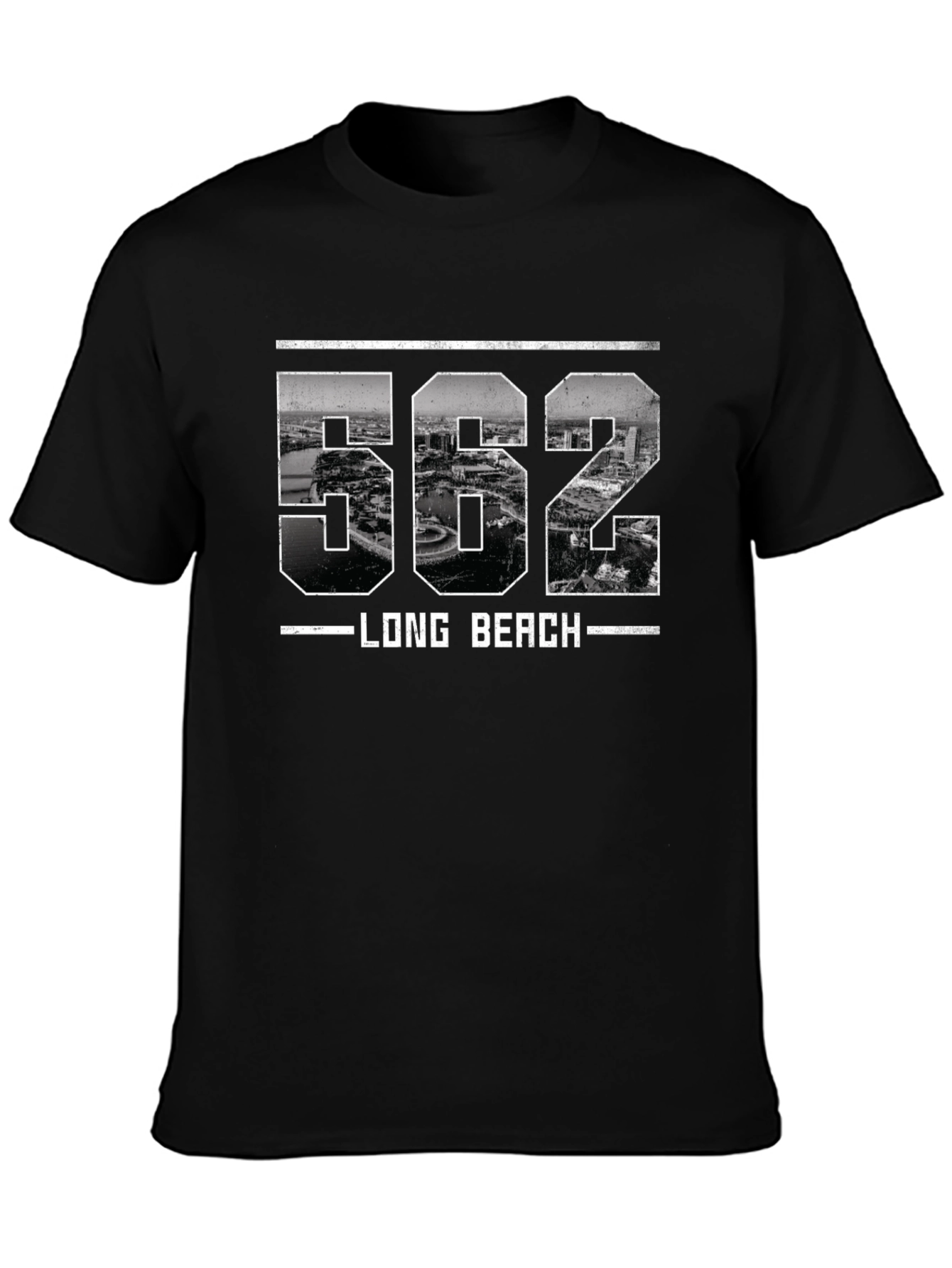 Long Beach 562 Area Code T-Shirt