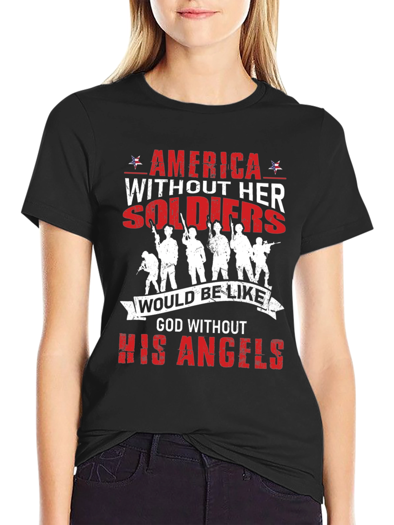 America Without Her Soldiers T-Shirt