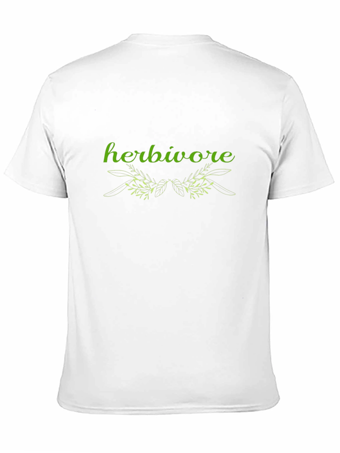 Herbivore T-Shirt - Black Cotton Graphic Tee