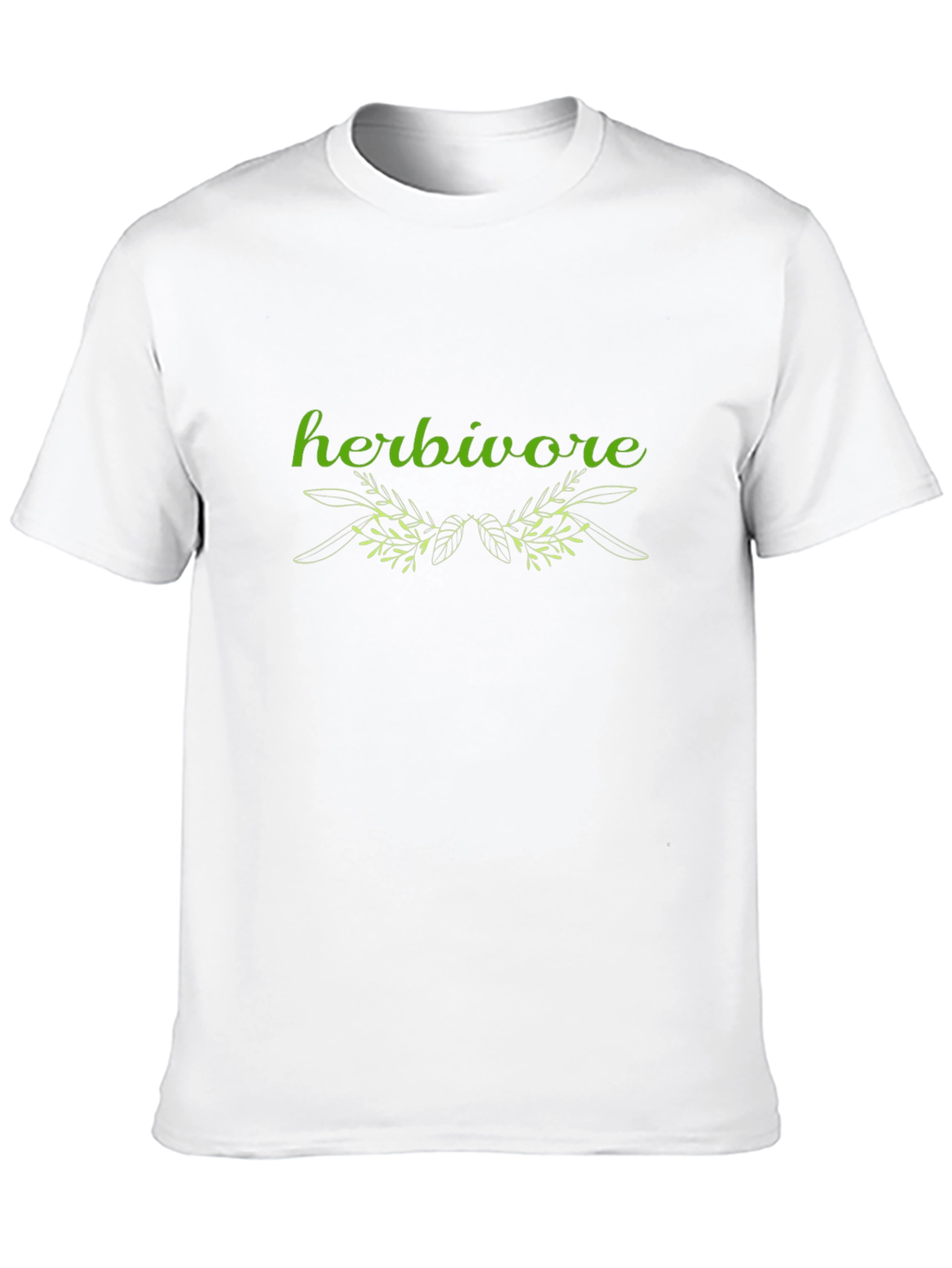 Herbivore T-Shirt - Black Cotton Graphic Tee