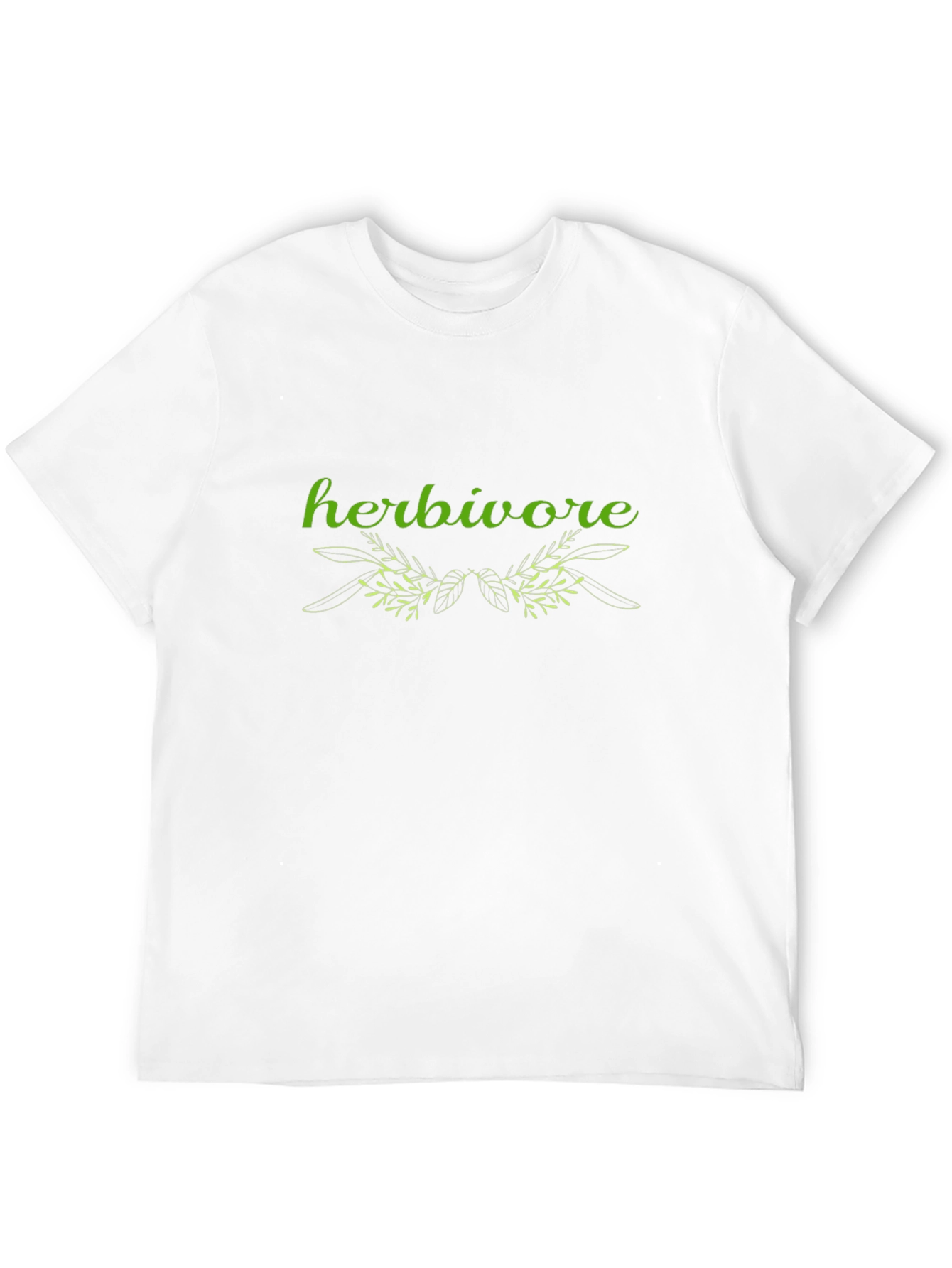 Herbivore T-Shirt - Black Cotton Graphic Tee