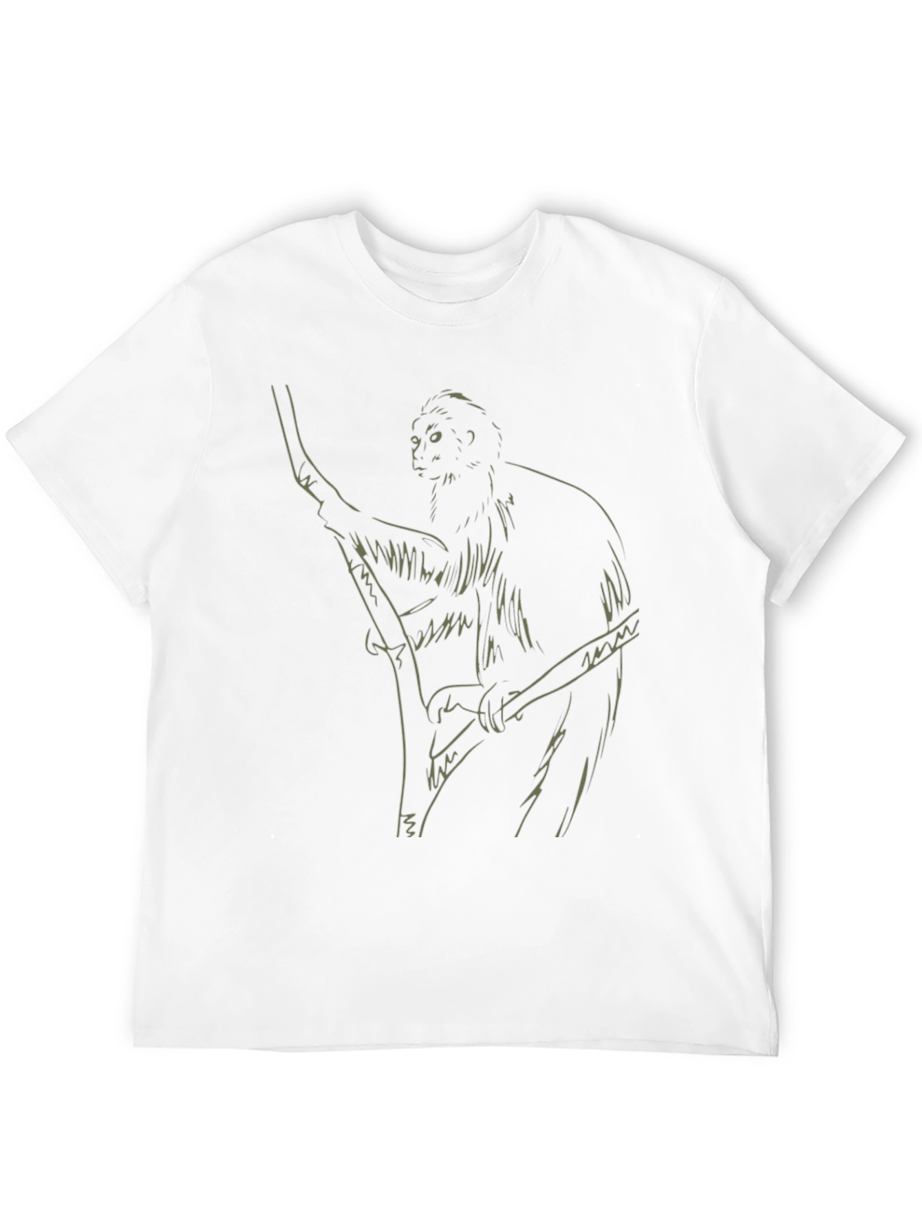 Monkey Graphic Black T-Shirt