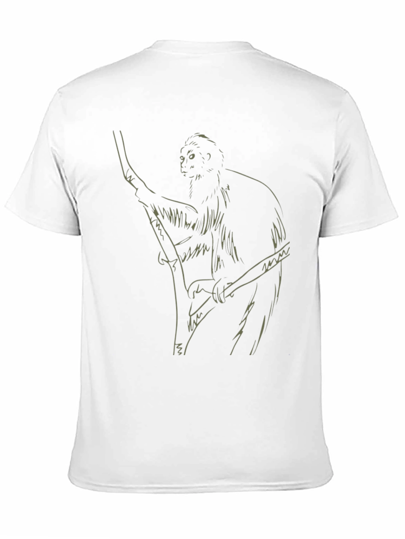 Monkey Graphic Black T-Shirt