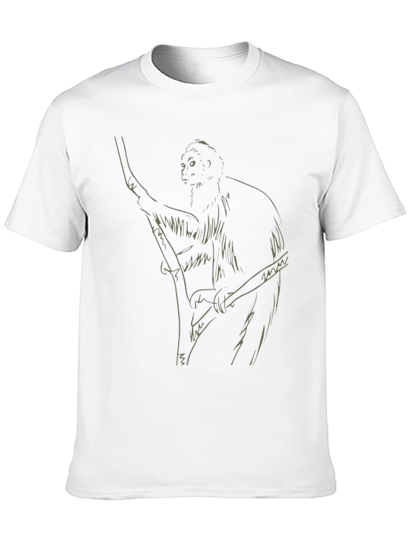 Monkey Graphic Black T-Shirt