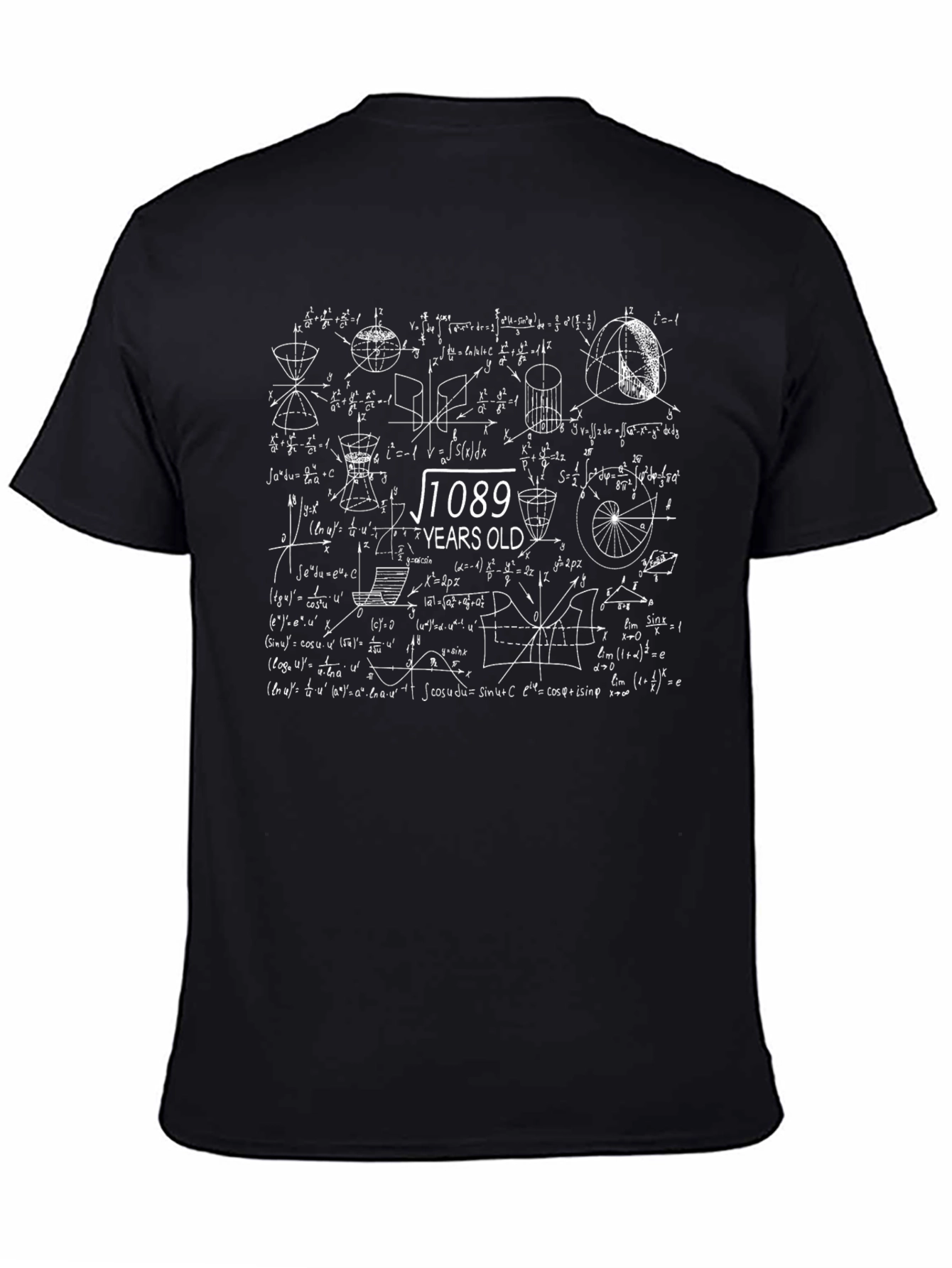 Funny Math Equation T-Shirt - √1089 YEARS OLD