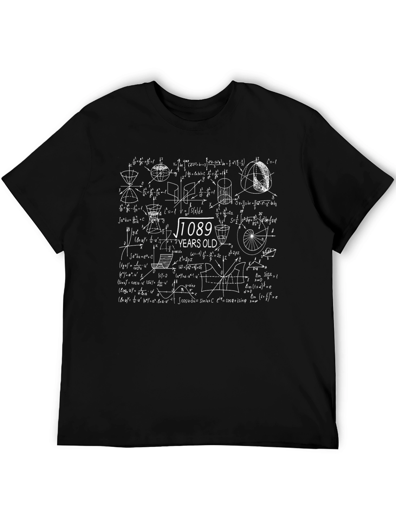 Funny Math Equation T-Shirt - √1089 YEARS OLD