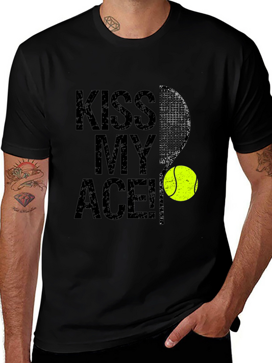 Kiss My Ace Tennis Graphic T-Shirt