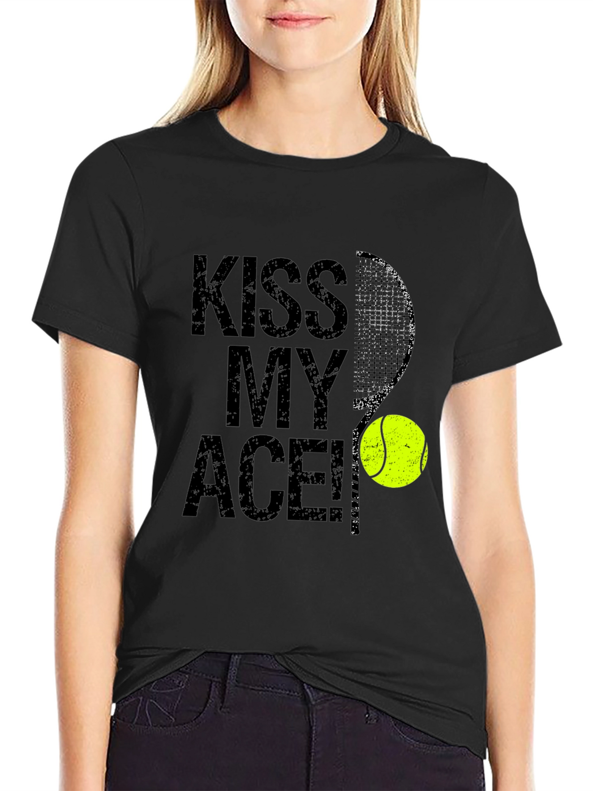 Kiss My Ace Tennis Graphic T-Shirt