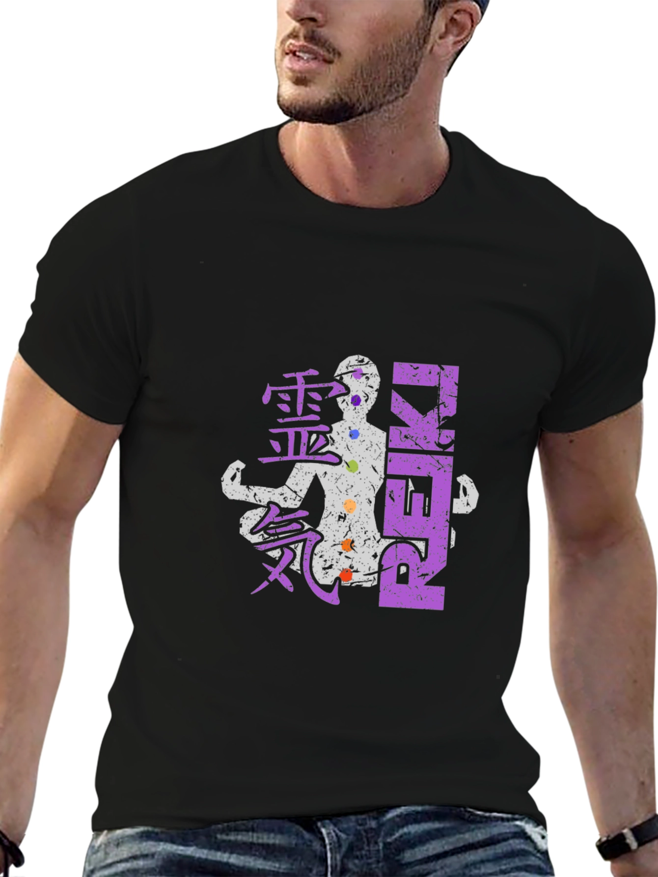 Reiki Chakra T-Shirt - Meditate in Style