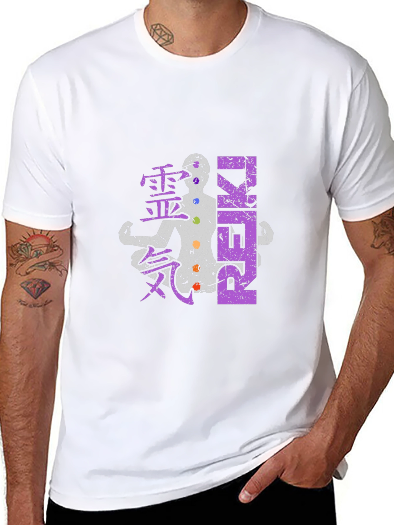 Reiki Chakra T-Shirt - Meditate in Style
