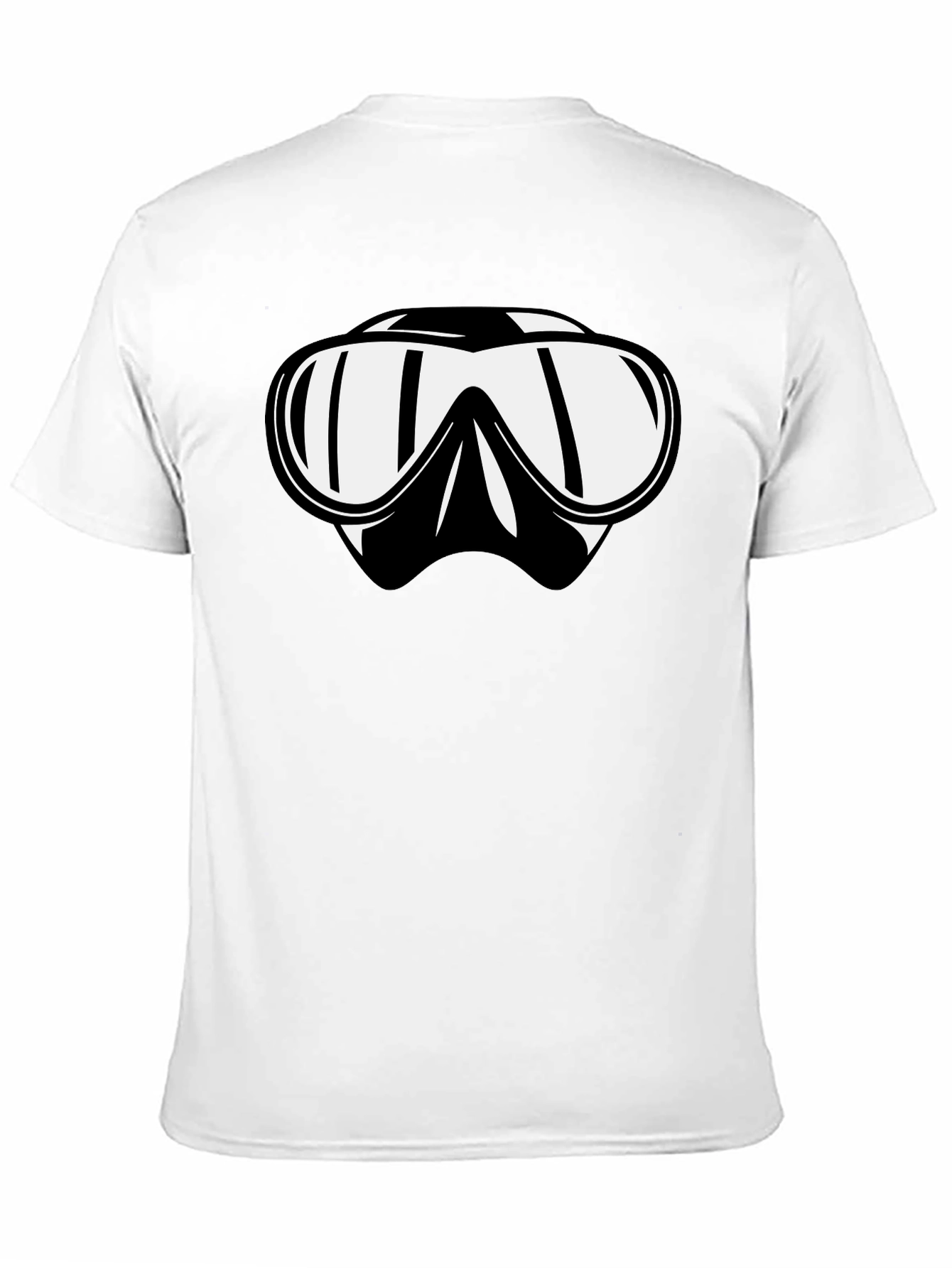 Cool Dive Mask Graphic Tee - Black