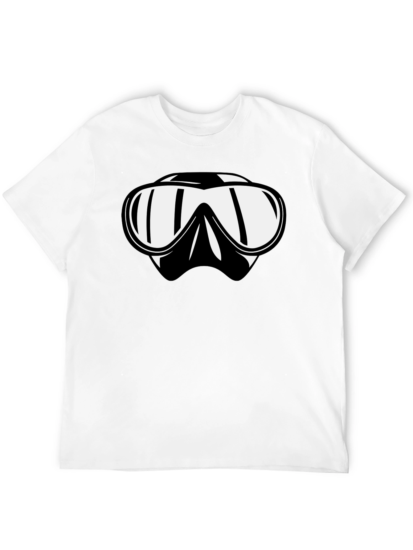 Cool Dive Mask Graphic Tee - Black