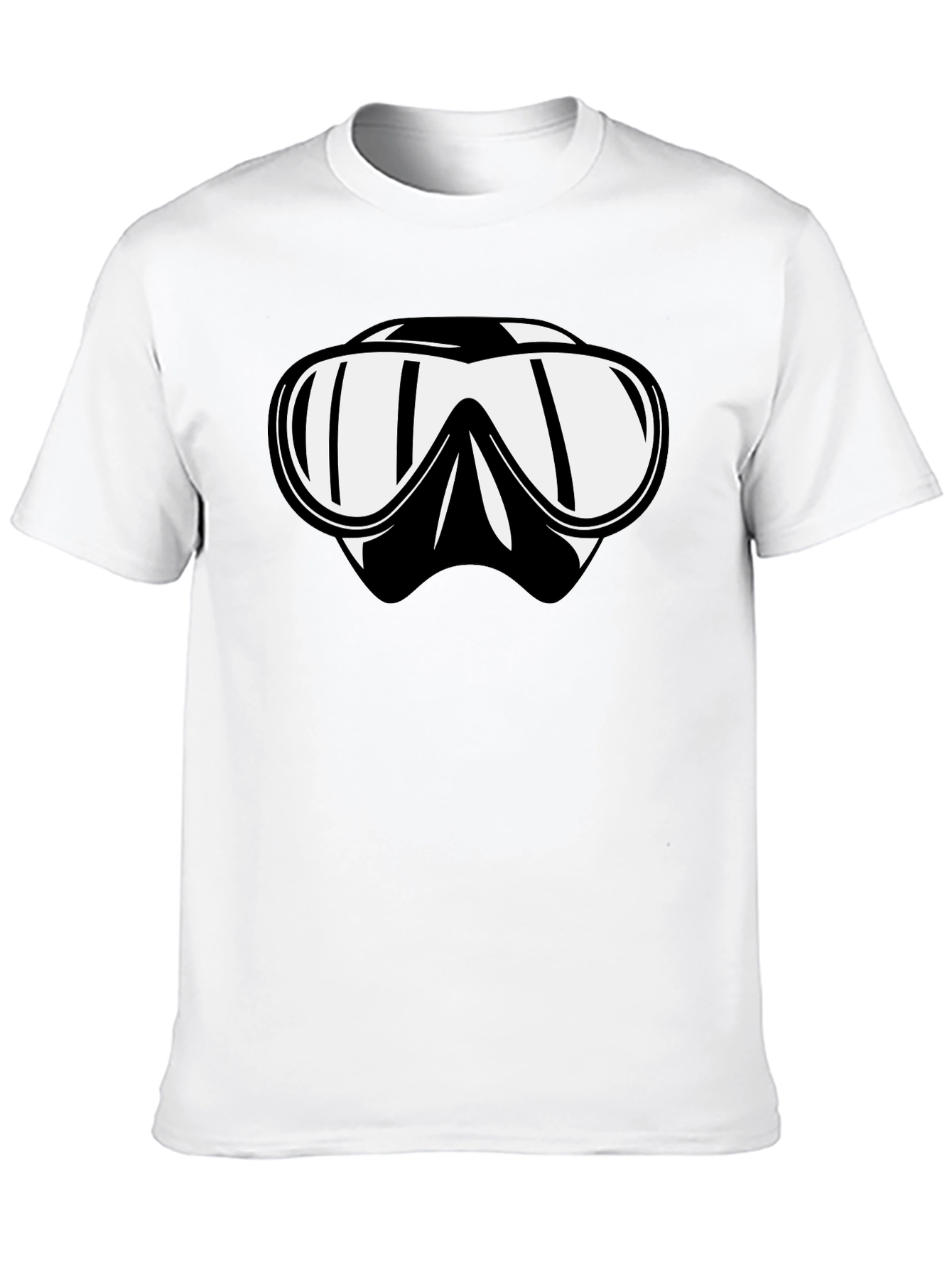Cool Dive Mask Graphic Tee - Black