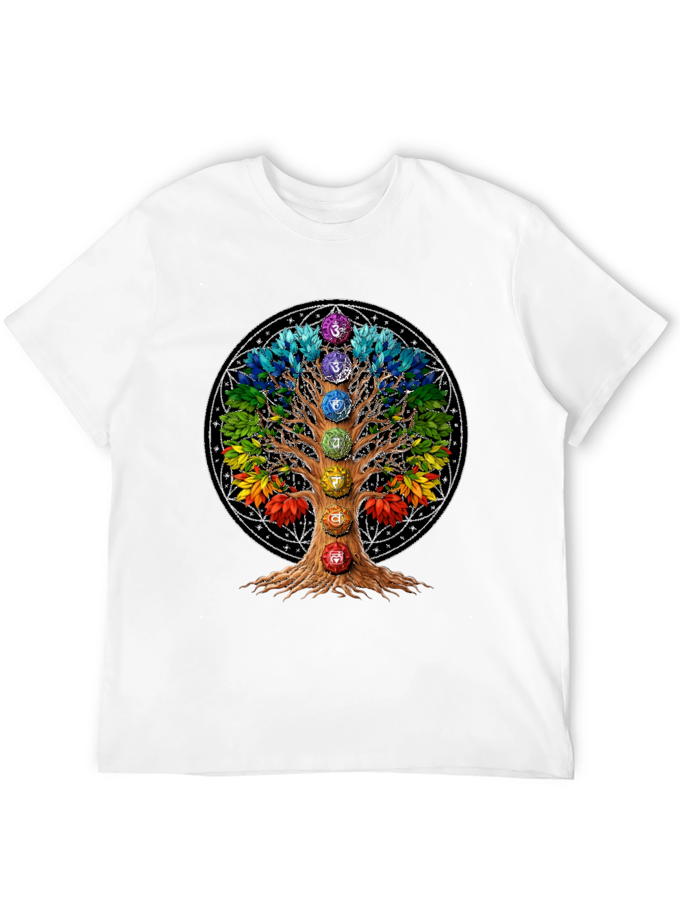 Chakra Tree T-Shirt: Spiritual Wellness Tee