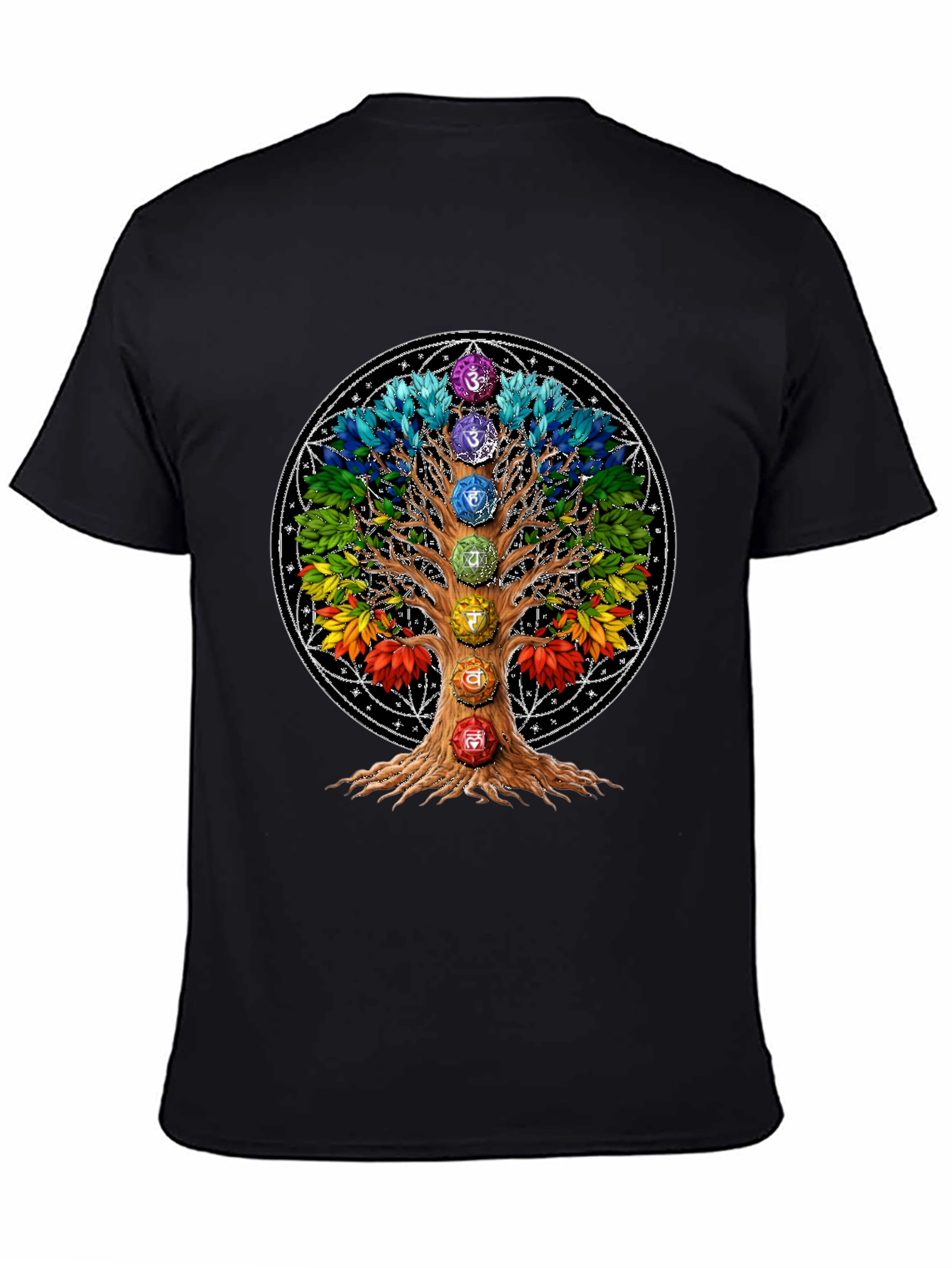 Chakra Tree T-Shirt: Spiritual Wellness Tee
