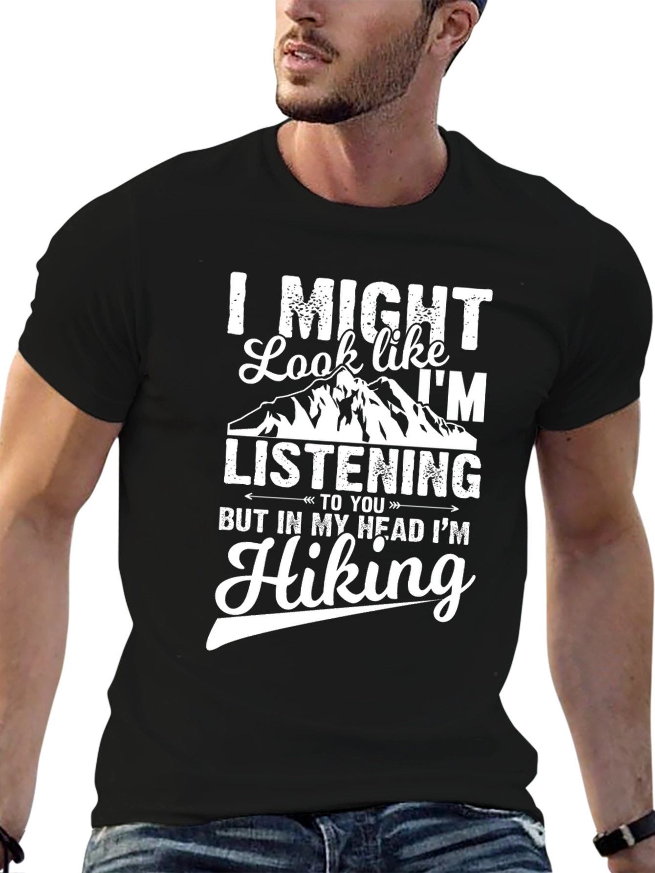 Hiking Dreamer T-Shirt Funny Mountain Tee