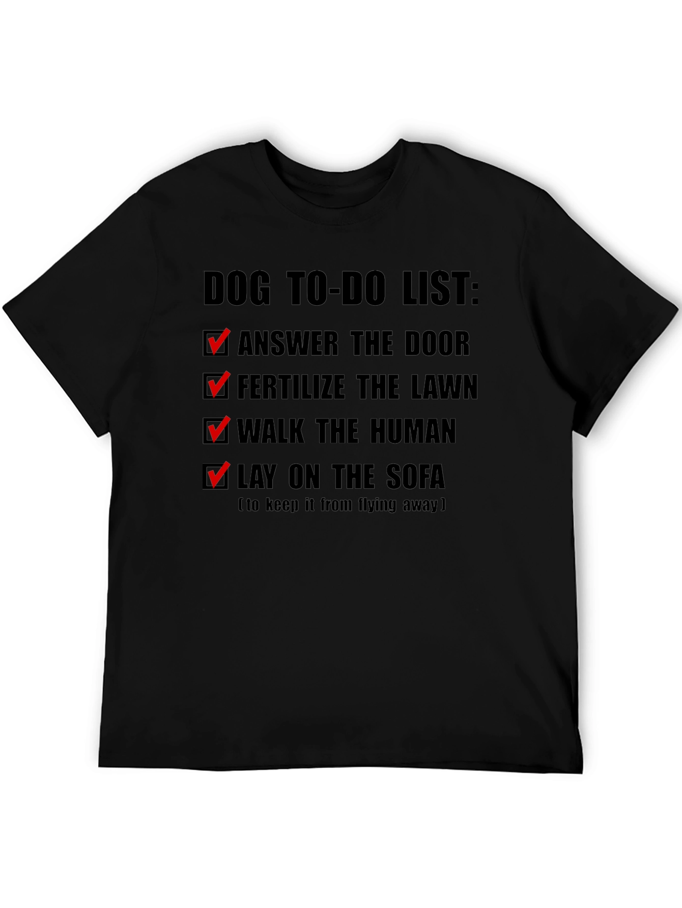 Dog To-Do List Funny T-Shirt