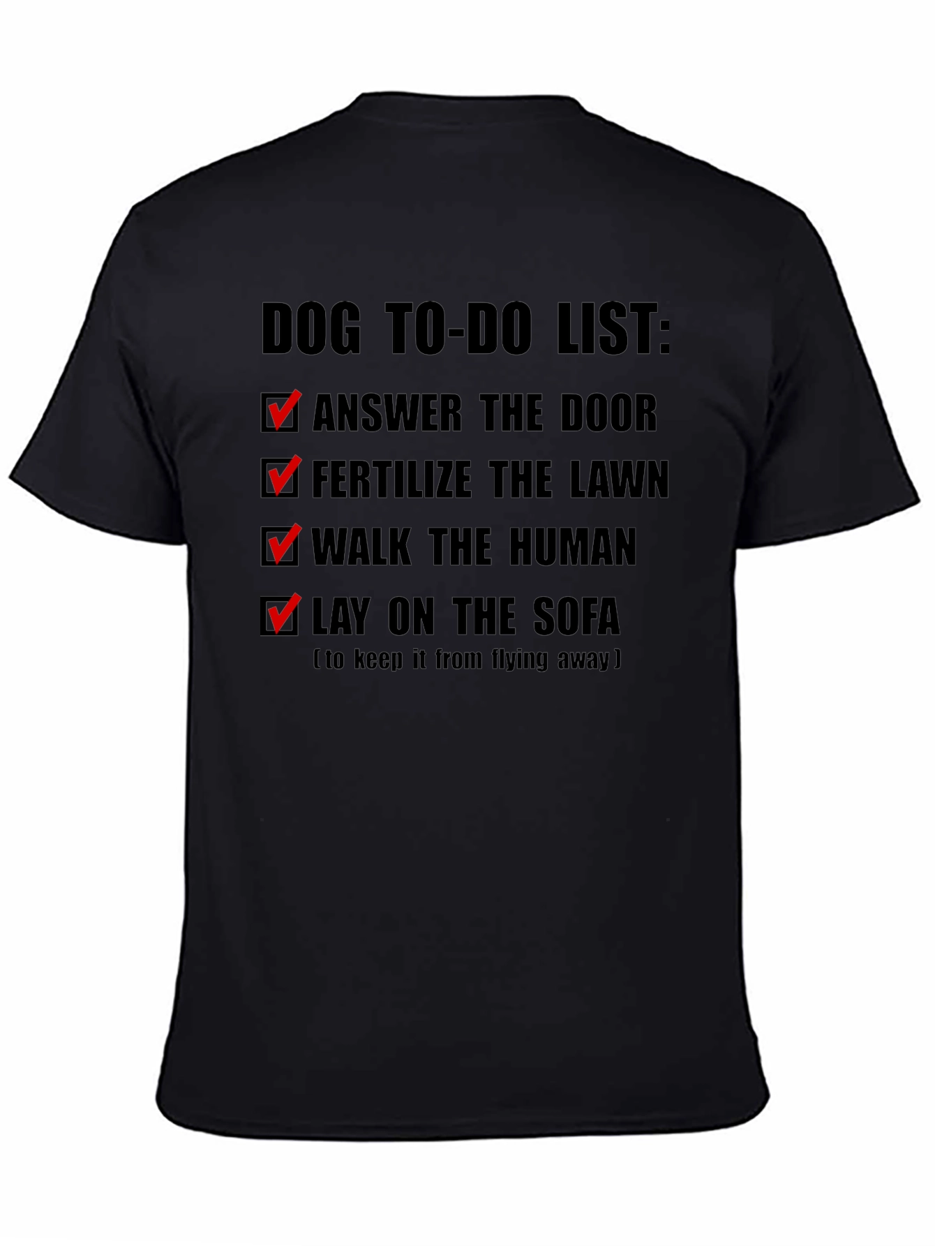 Dog To-Do List Funny T-Shirt