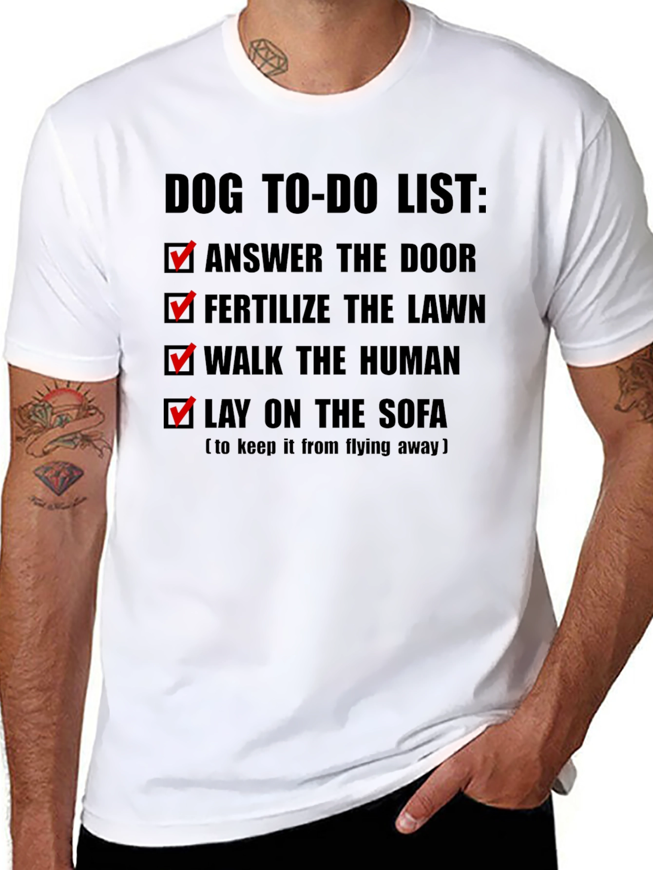 Dog To-Do List Funny T-Shirt