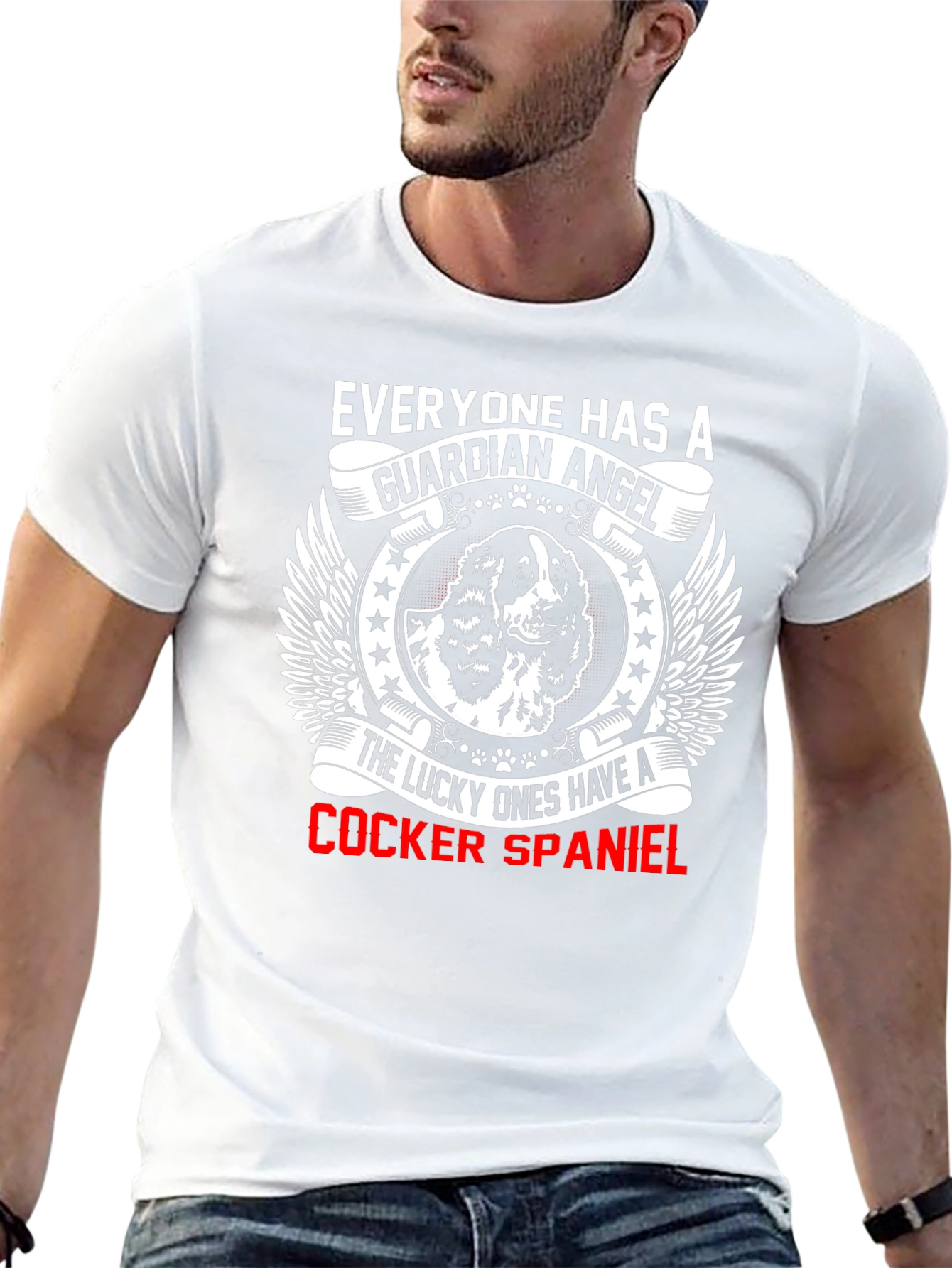 Cocker Spaniel Guardian Angel T-Shirt
