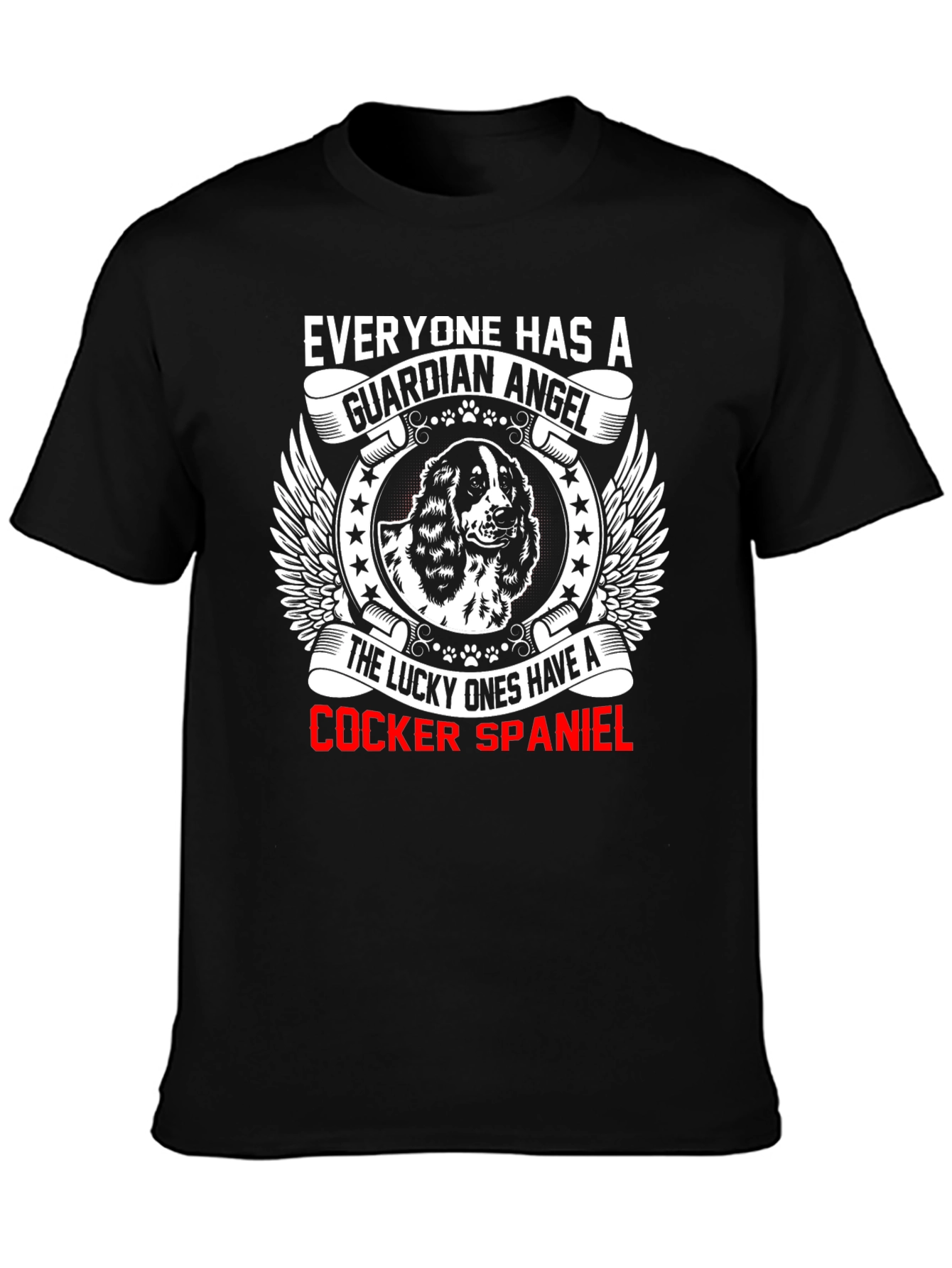 Cocker Spaniel Guardian Angel T-Shirt