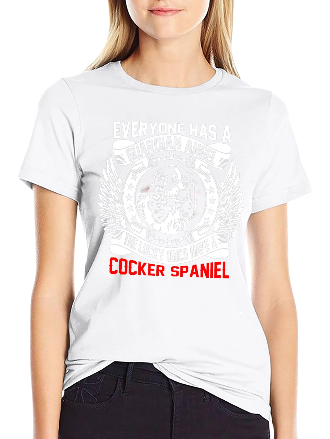 Cocker Spaniel Guardian Angel T-Shirt