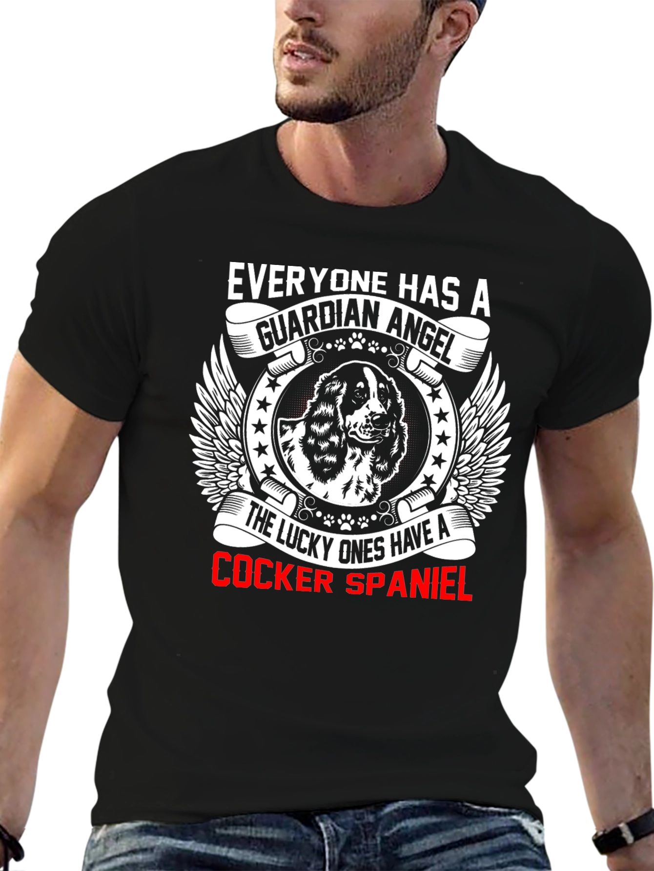 Cocker Spaniel Guardian Angel T-Shirt