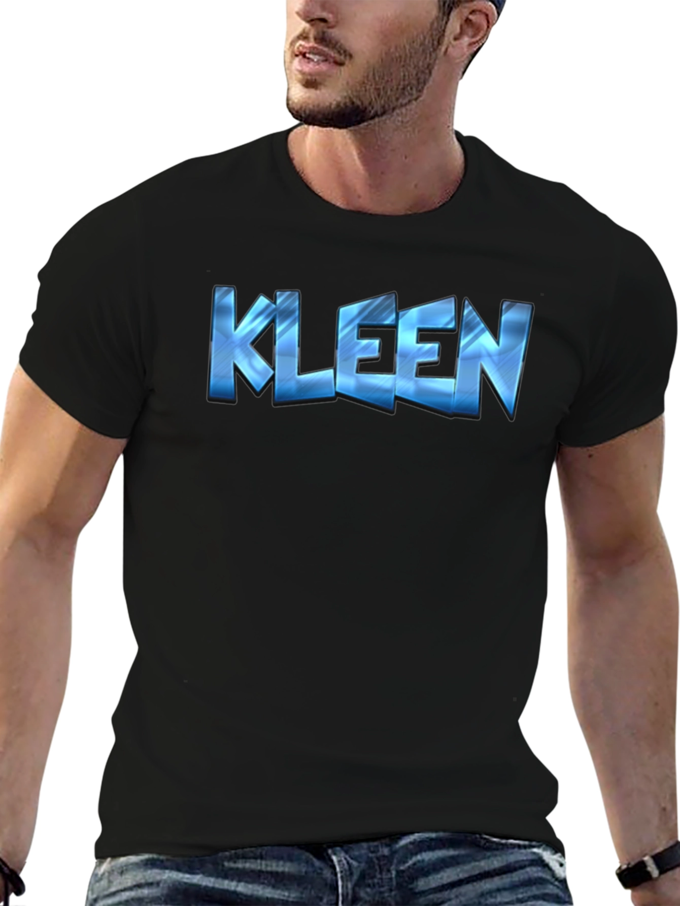 Kleen Graphic Tee - Stylish Black T-Shirt