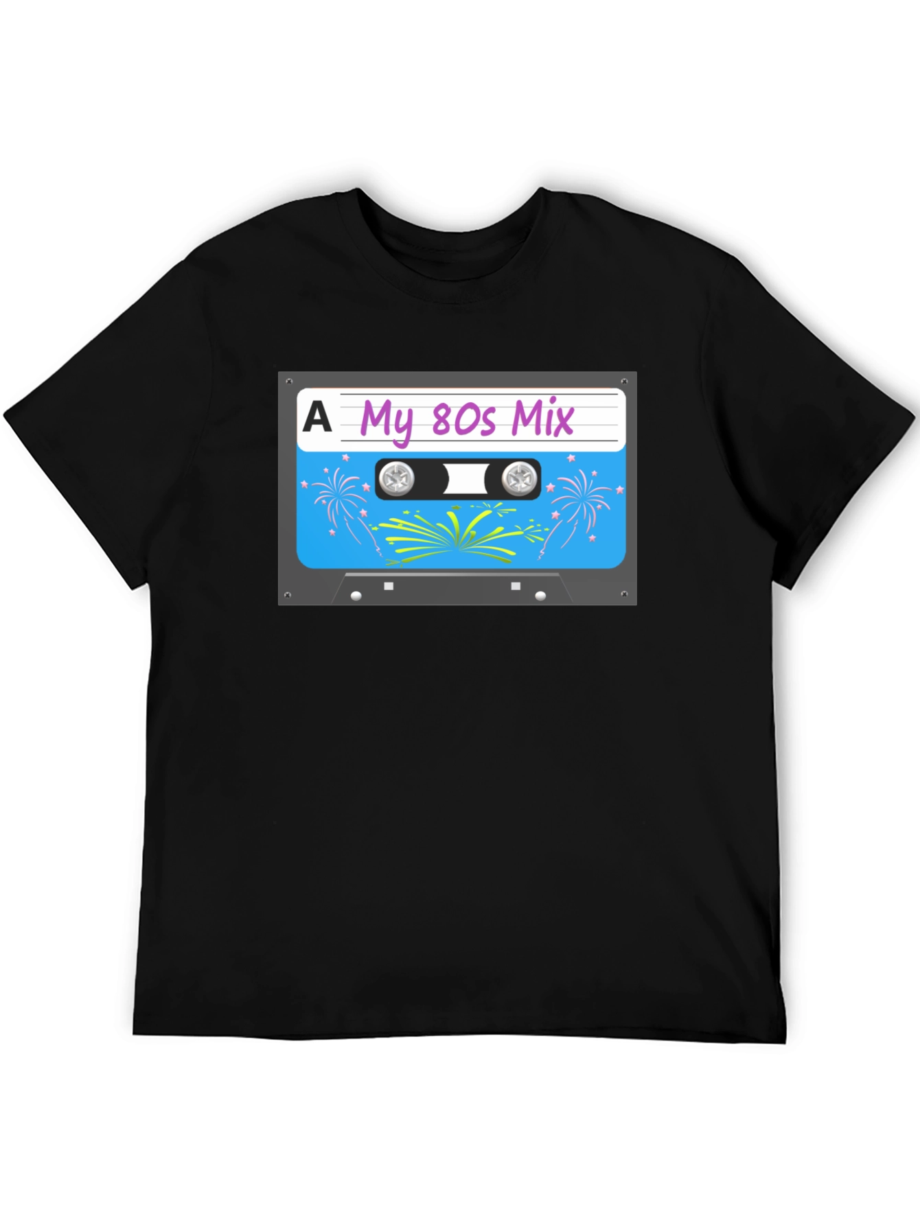 Retro 80s Mix Tape Graphic T-Shirt