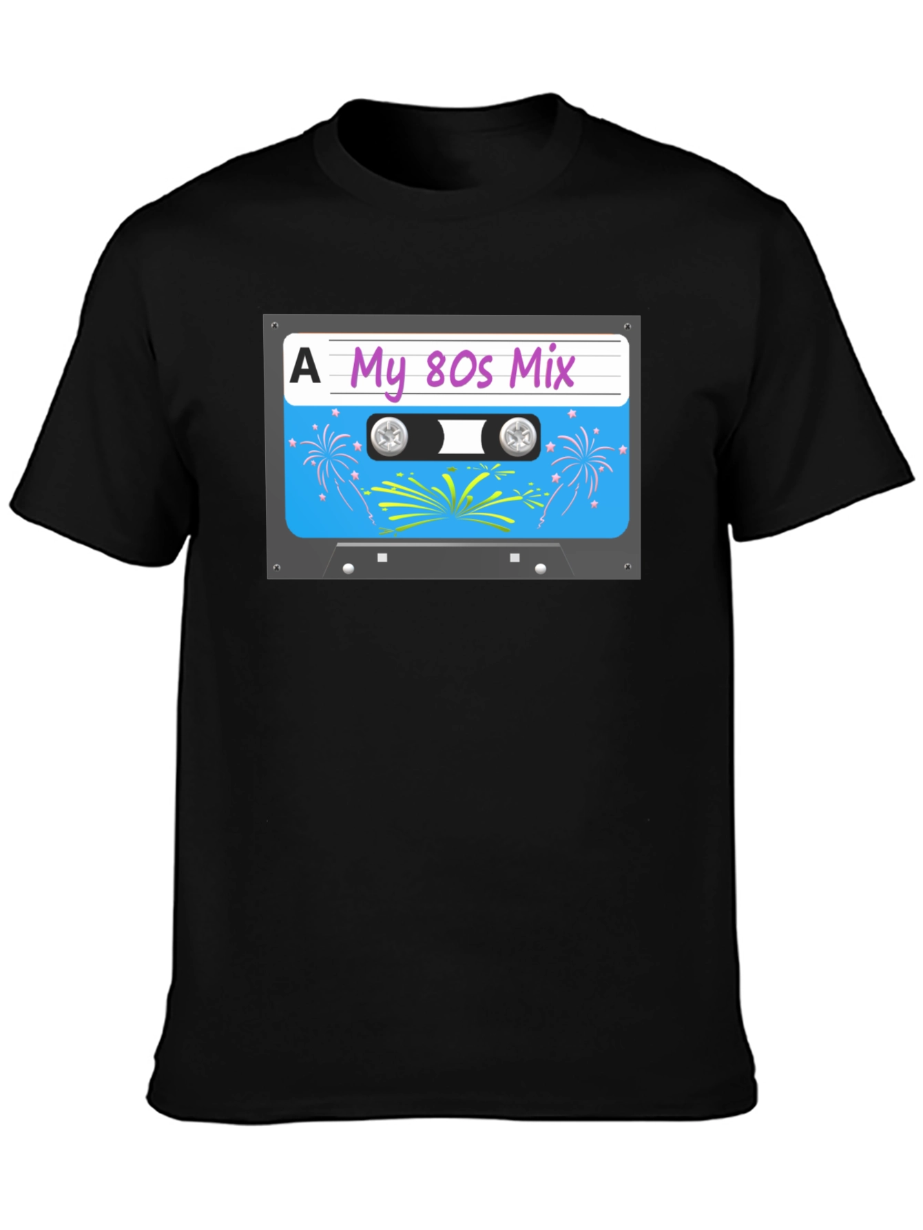 Retro 80s Mix Tape Graphic T-Shirt