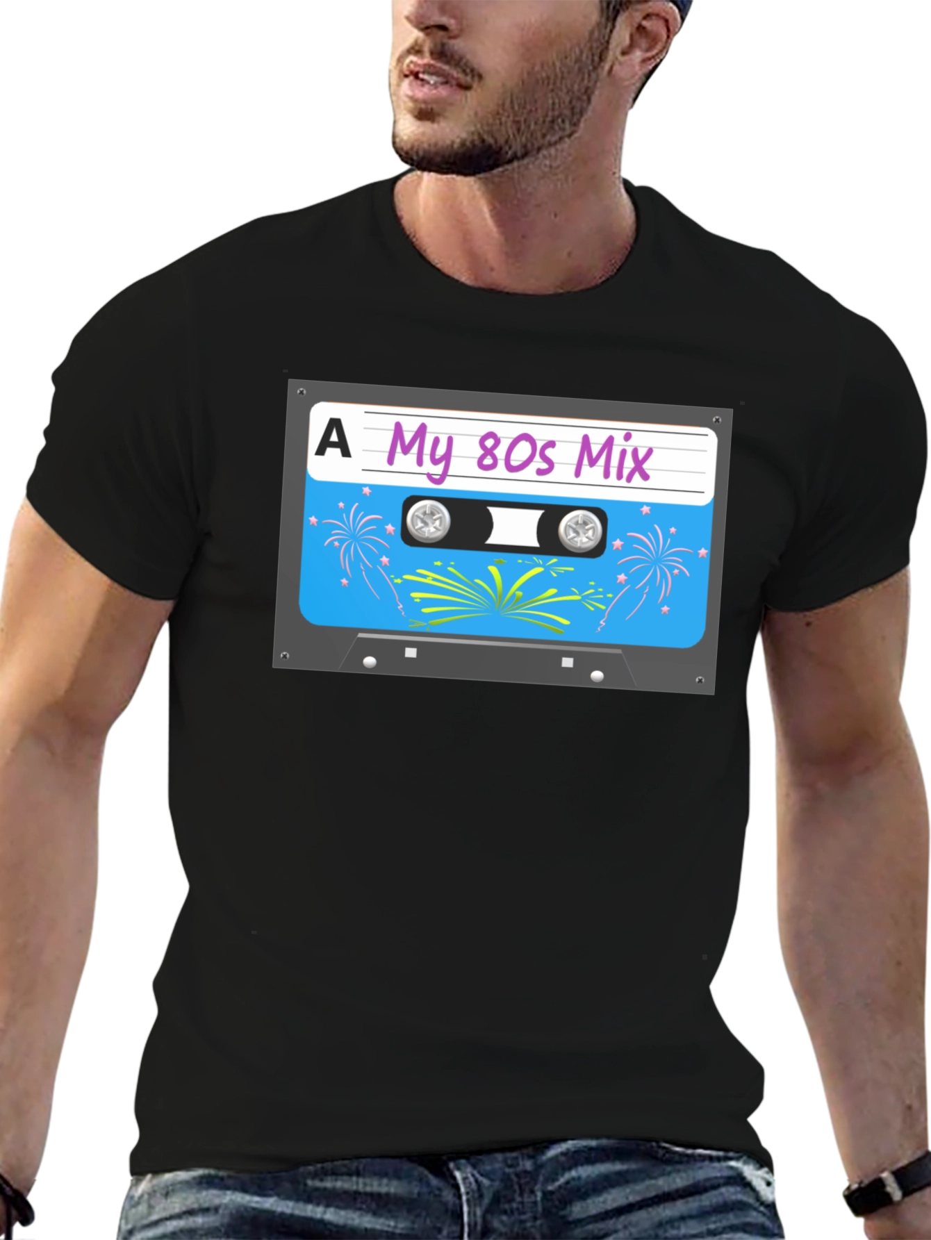Retro 80s Mix Tape Graphic T-Shirt