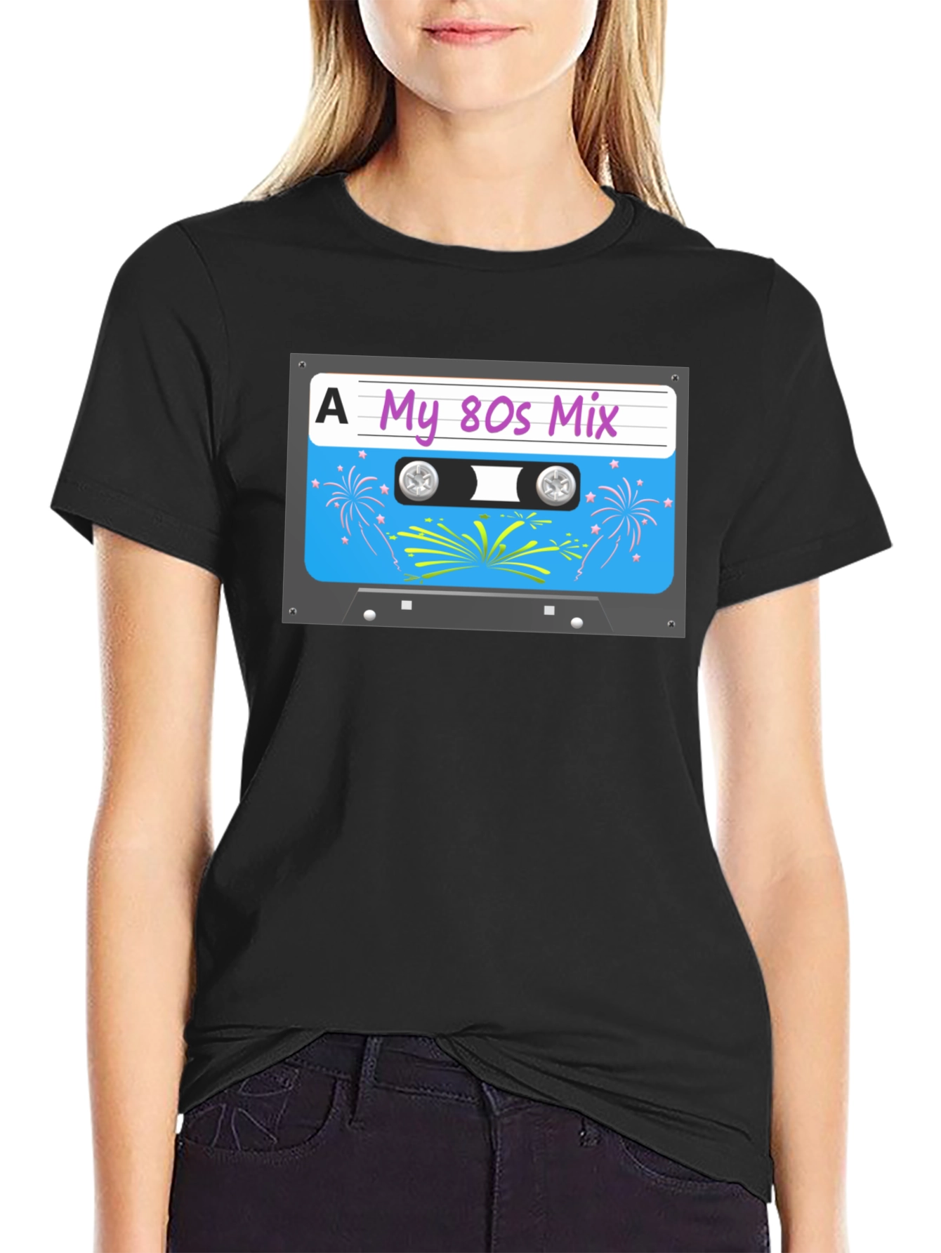 Retro 80s Mix Tape Graphic T-Shirt