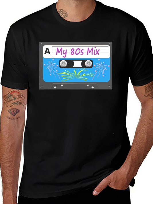 Retro 80s Mix Tape Graphic T-Shirt