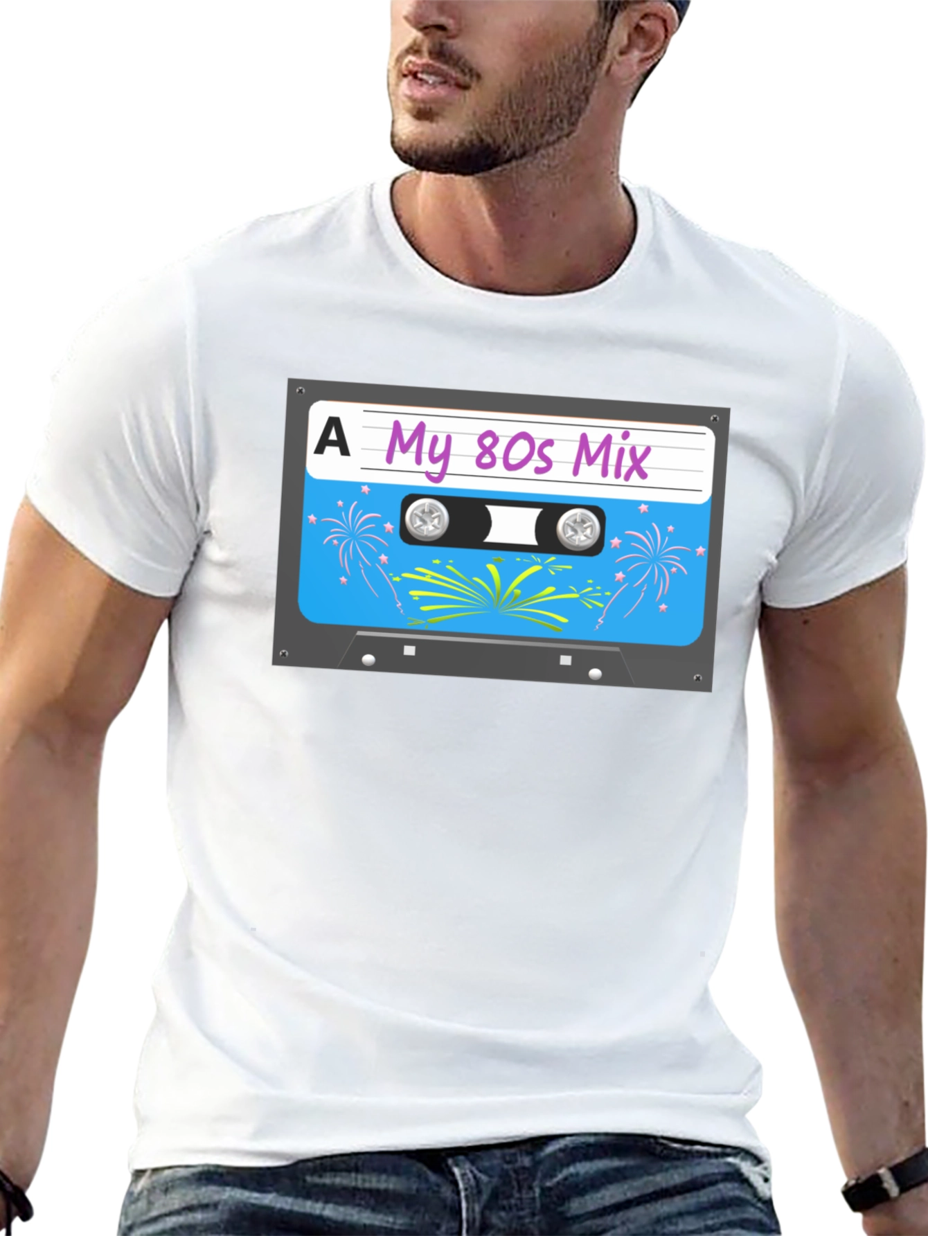 Retro 80s Mix Tape Graphic T-Shirt