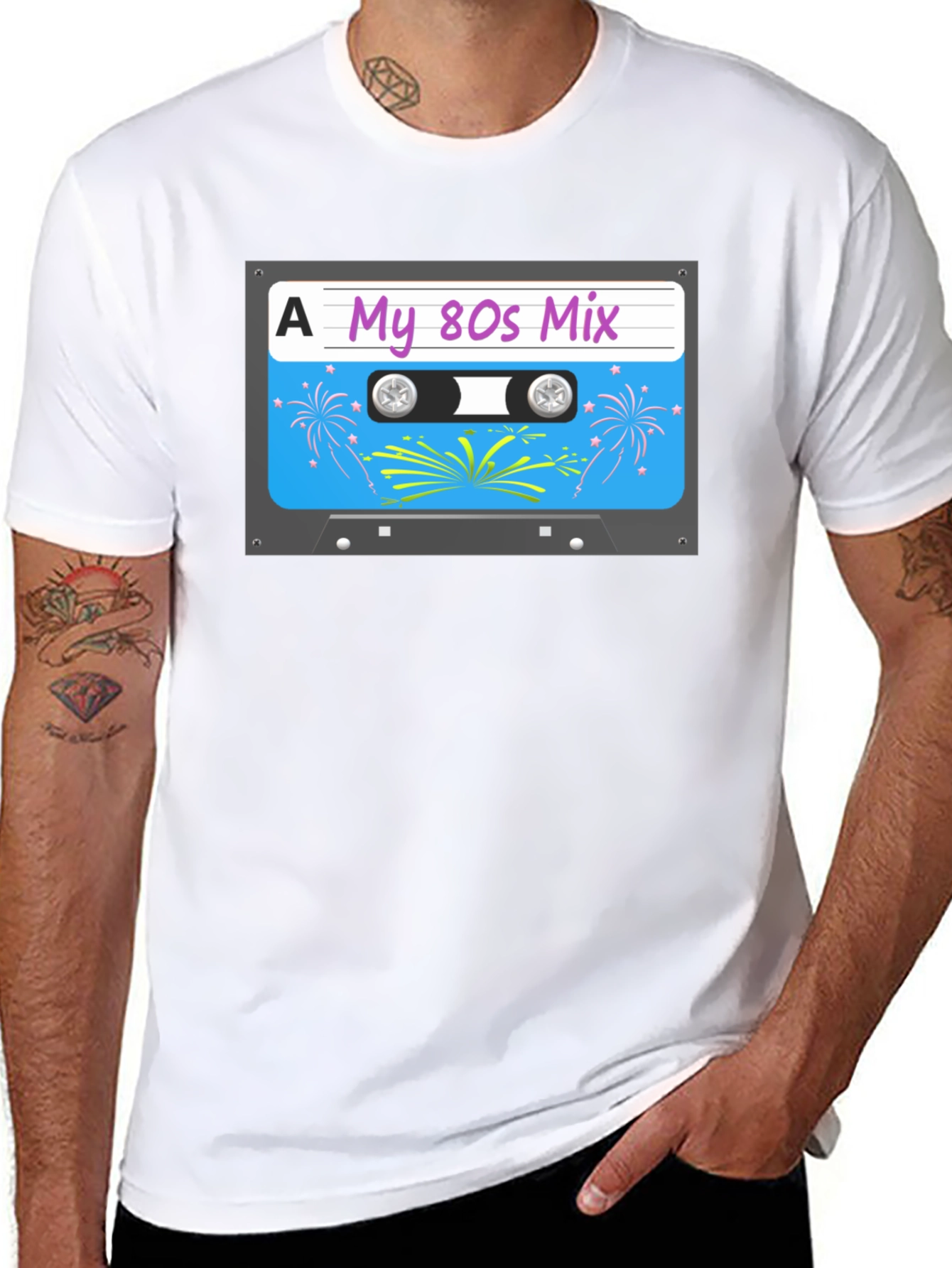 Retro 80s Mix Tape Graphic T-Shirt