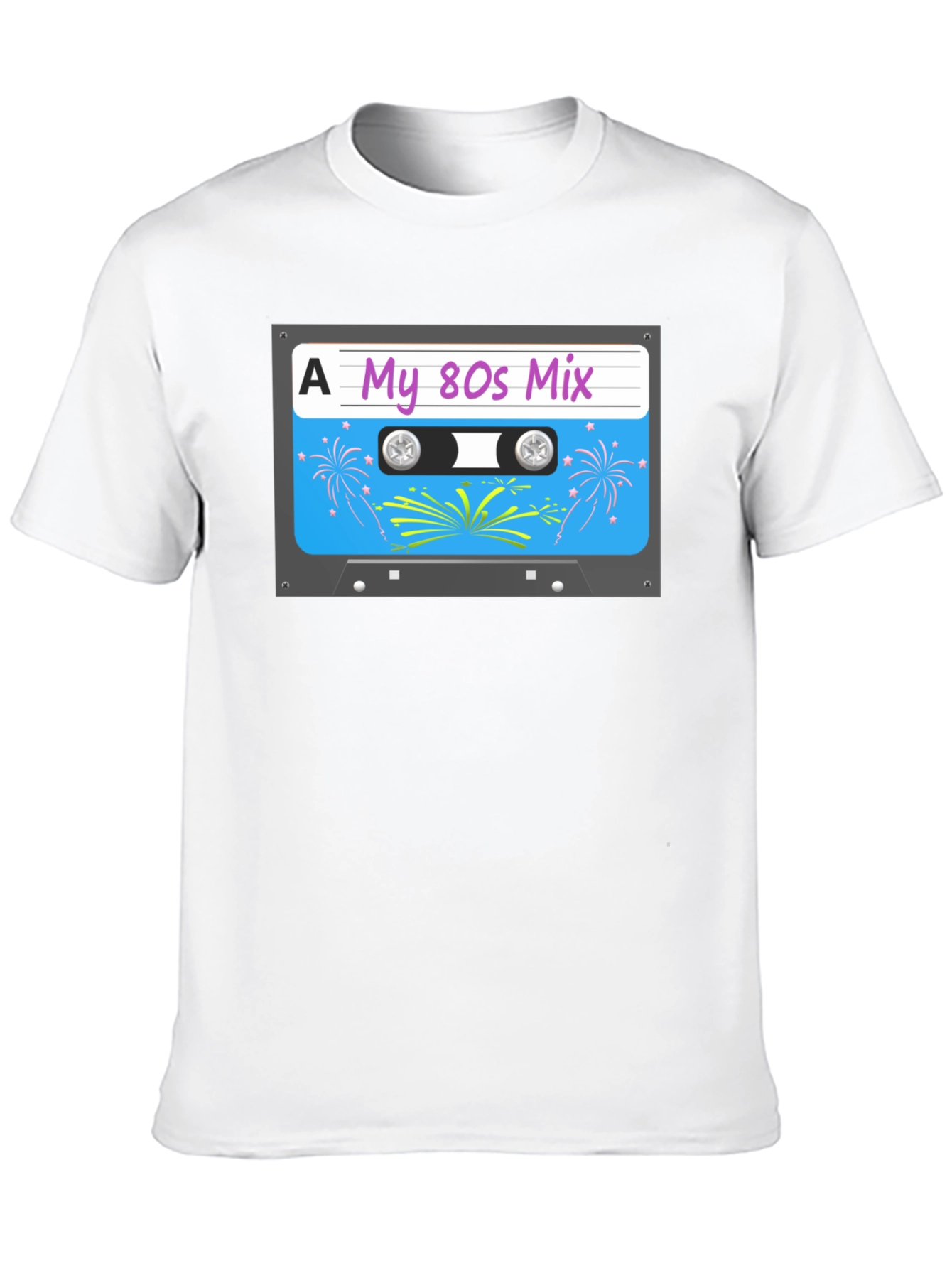 Retro 80s Mix Tape Graphic T-Shirt