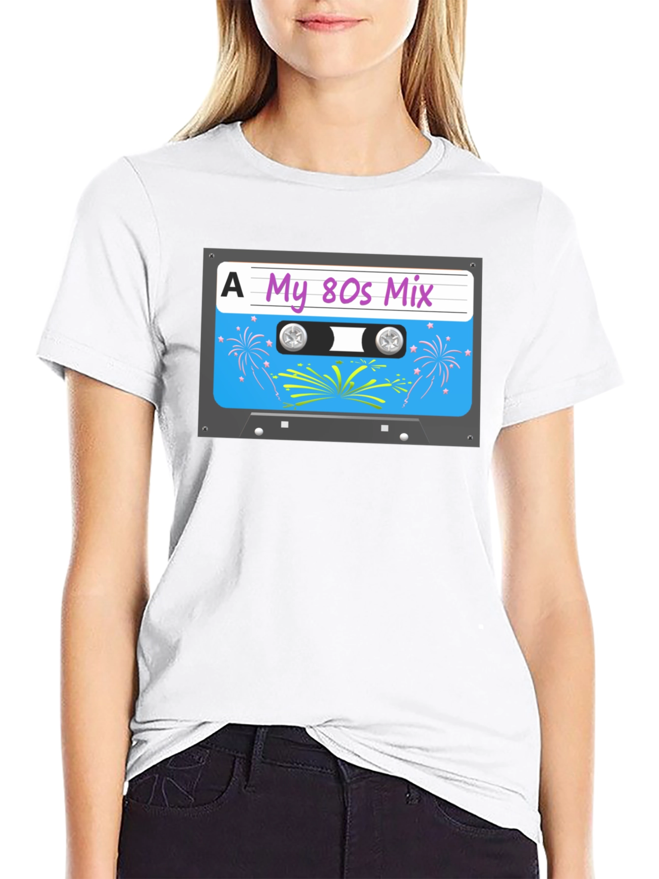 Retro 80s Mix Tape Graphic T-Shirt