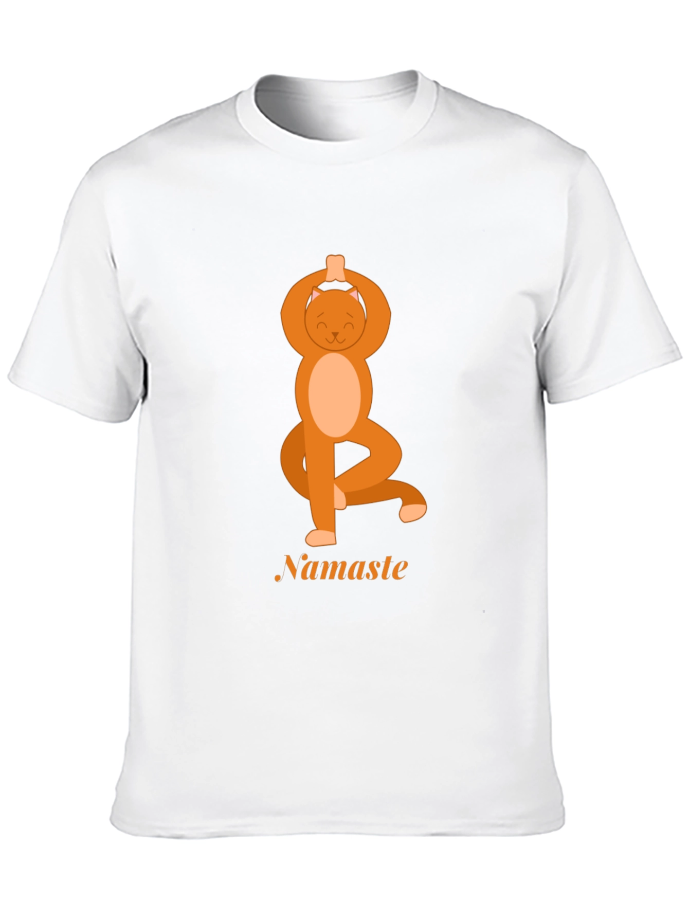 Yoga Cat Namaste Graphic Tee - Unisex