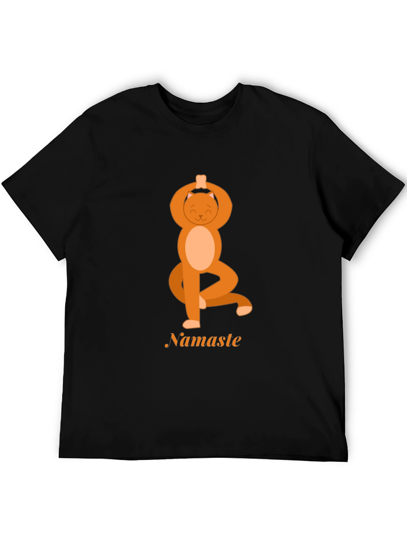 Yoga Cat Namaste Graphic Tee - Unisex