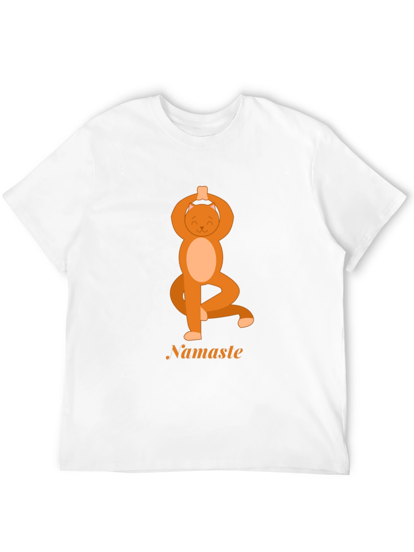 Yoga Cat Namaste Graphic Tee - Unisex