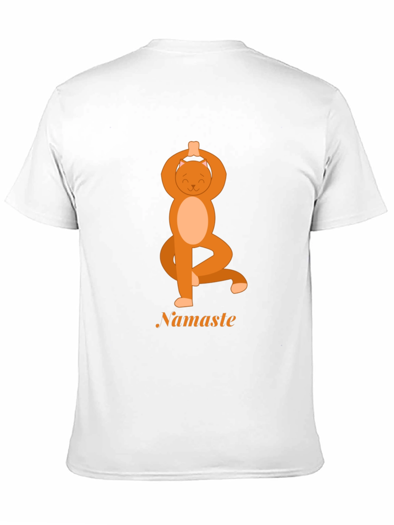 Yoga Cat Namaste Graphic Tee - Unisex