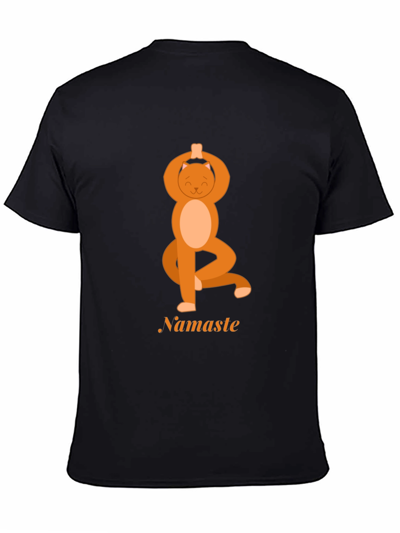 Yoga Cat Namaste Graphic Tee - Unisex