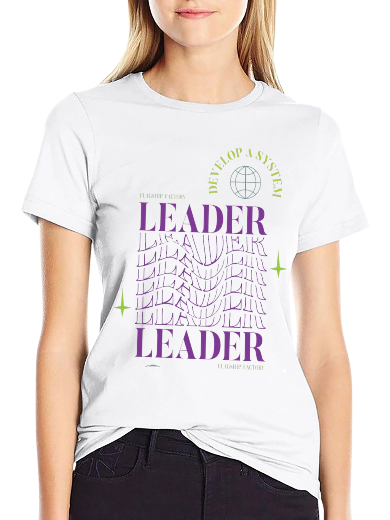 Leader Graphic Tee - Black Soft Cotton