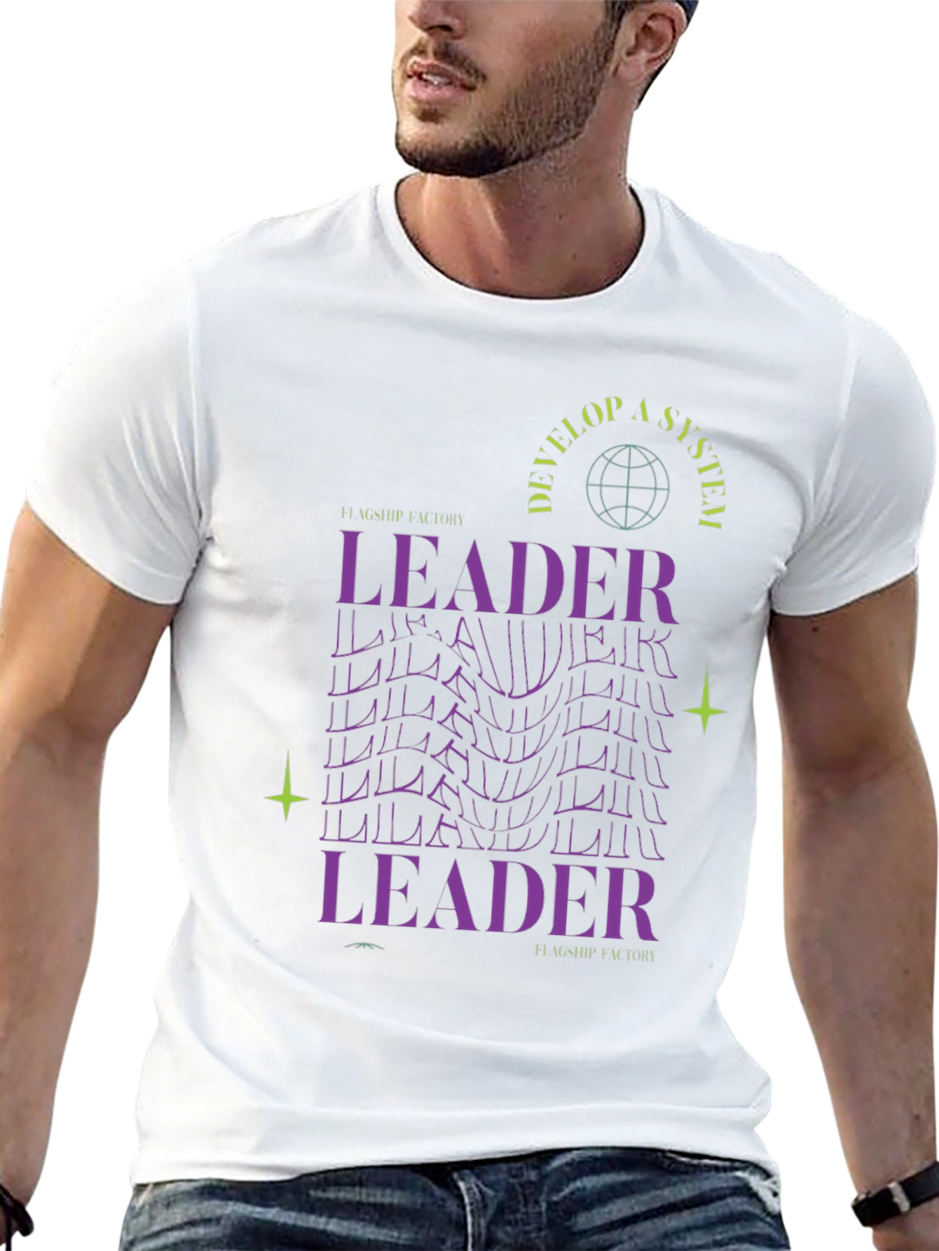 Leader Graphic Tee - Black Soft Cotton
