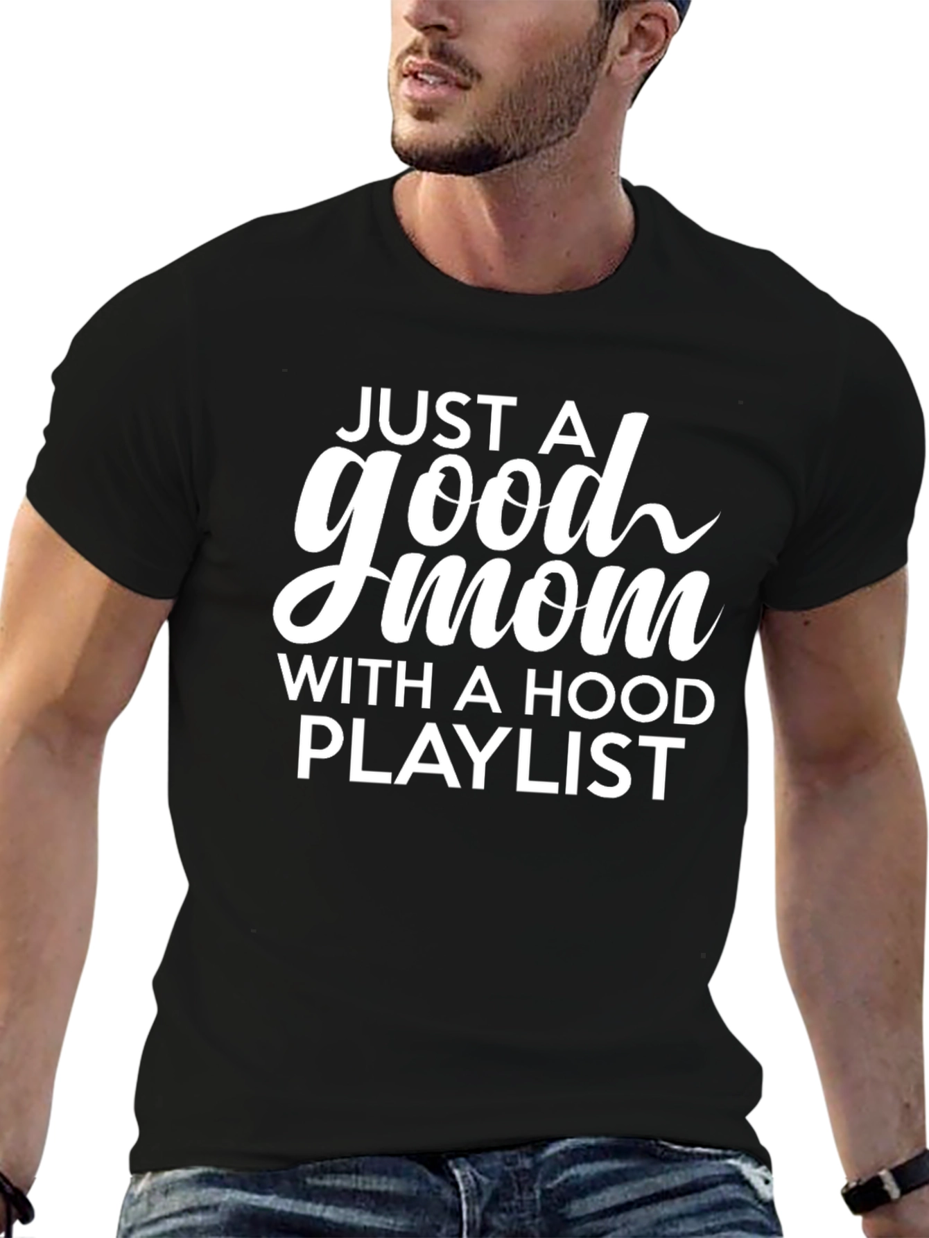 Good Mom Hood Playlist T-Shirt