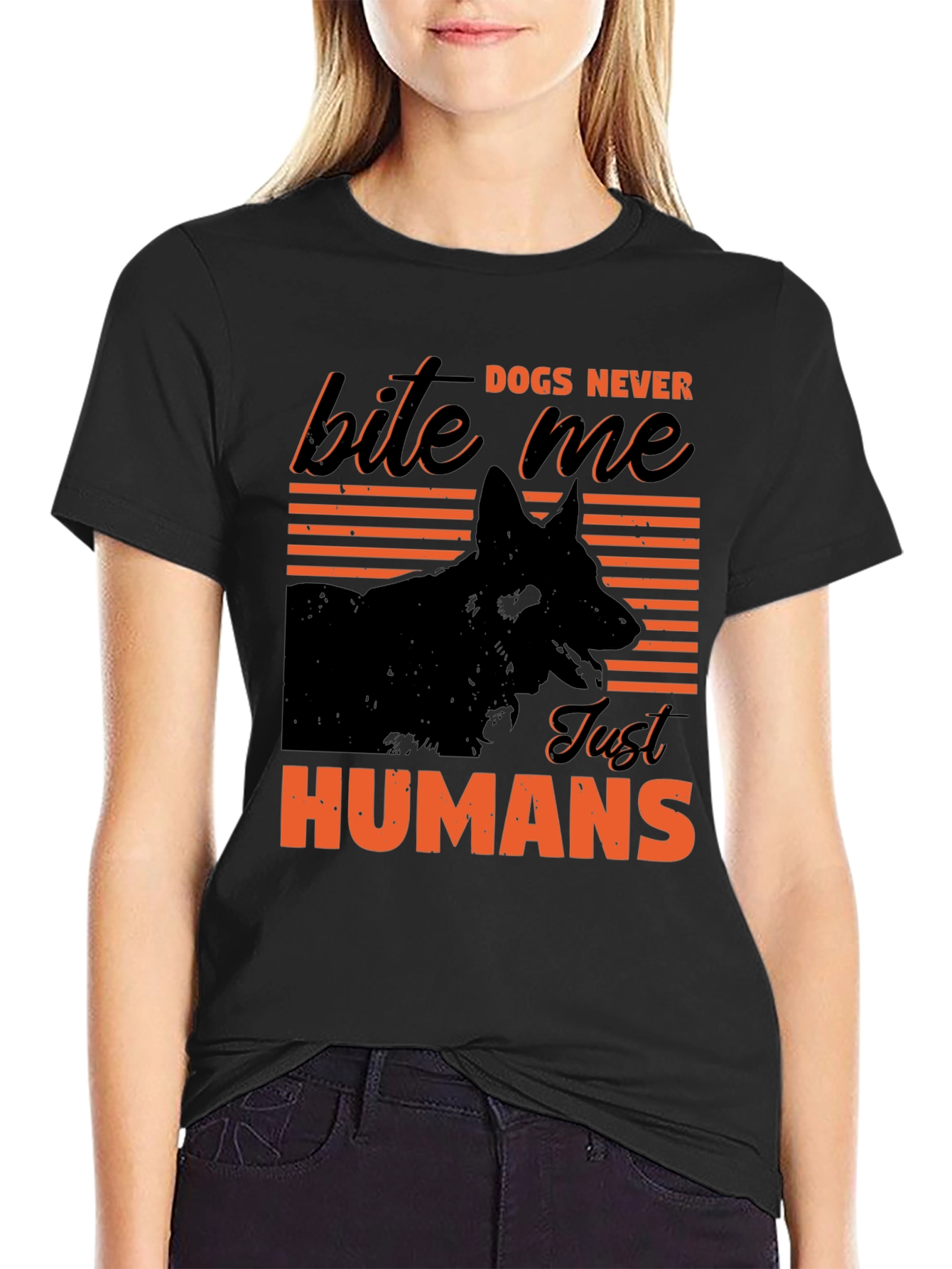 Dogs Never Bite Me T-Shirt