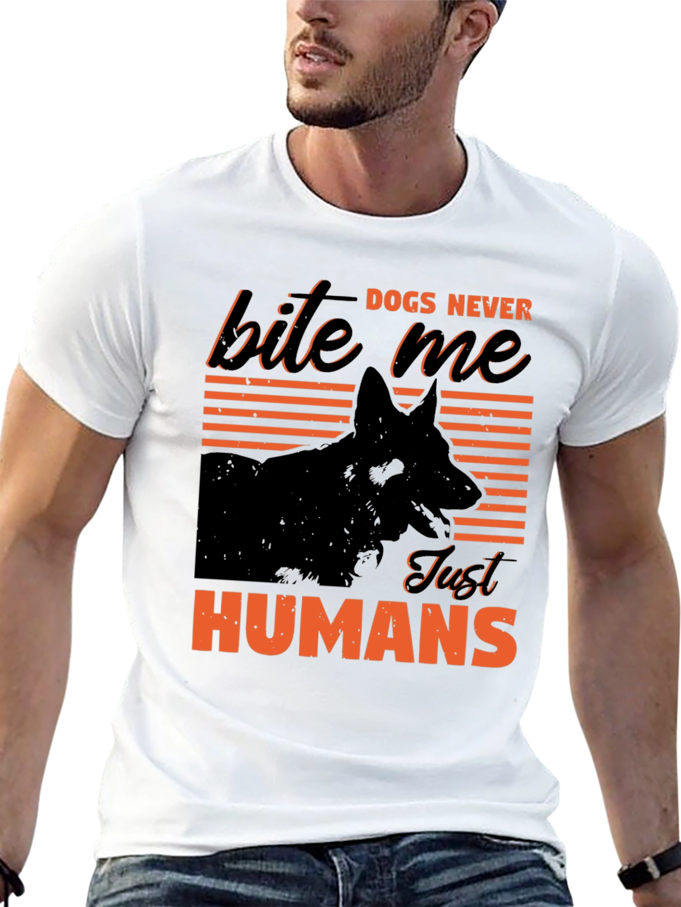 Dogs Never Bite Me T-Shirt